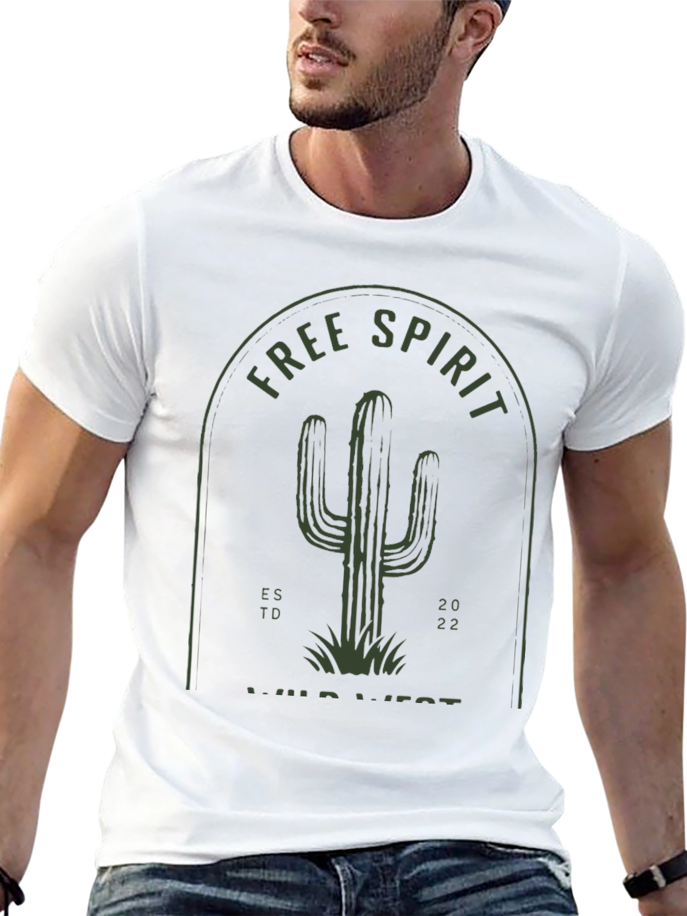 Free Spirit Wild West Graphic T-Shirt