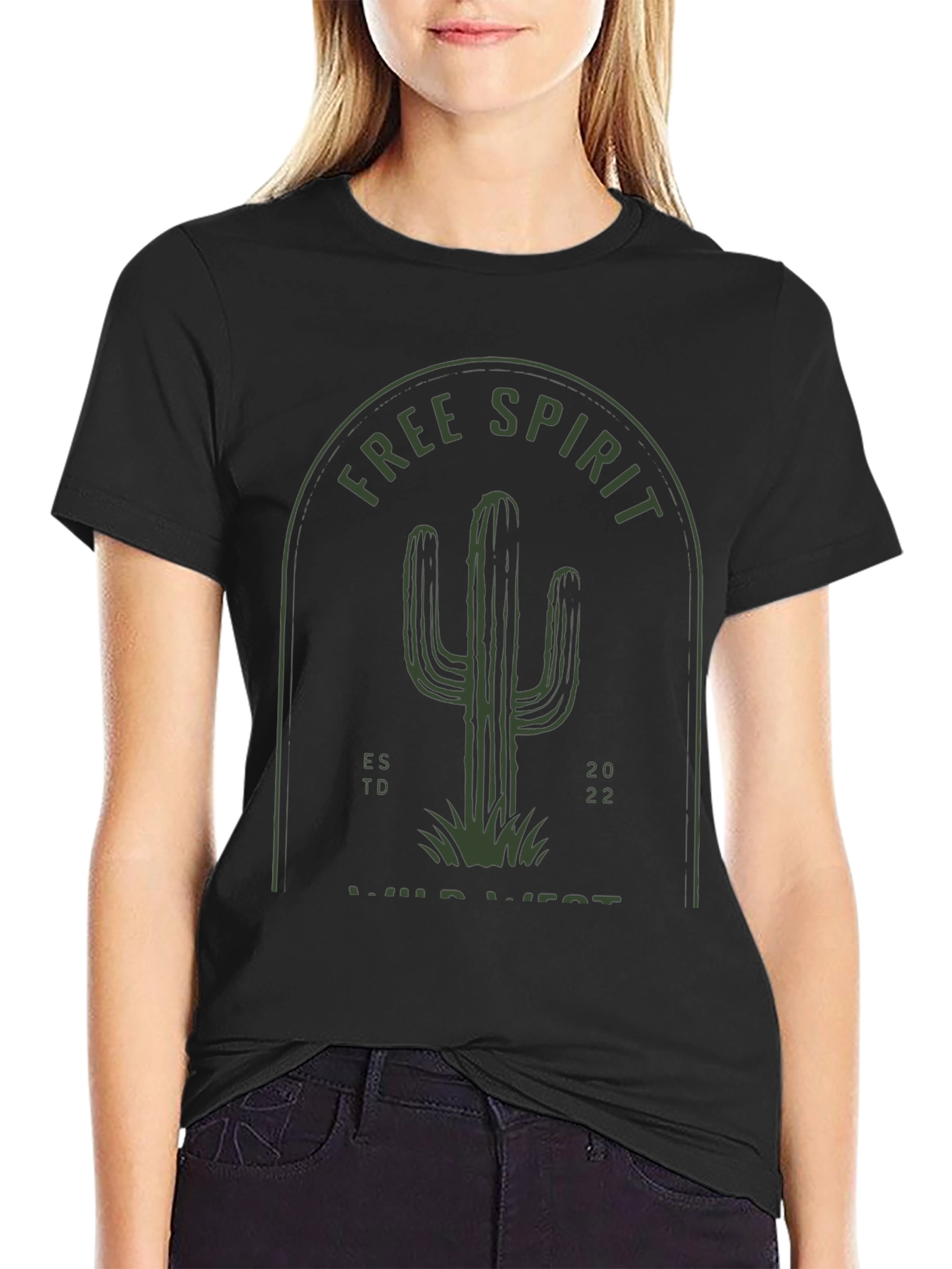 Free Spirit Wild West Graphic T-Shirt
