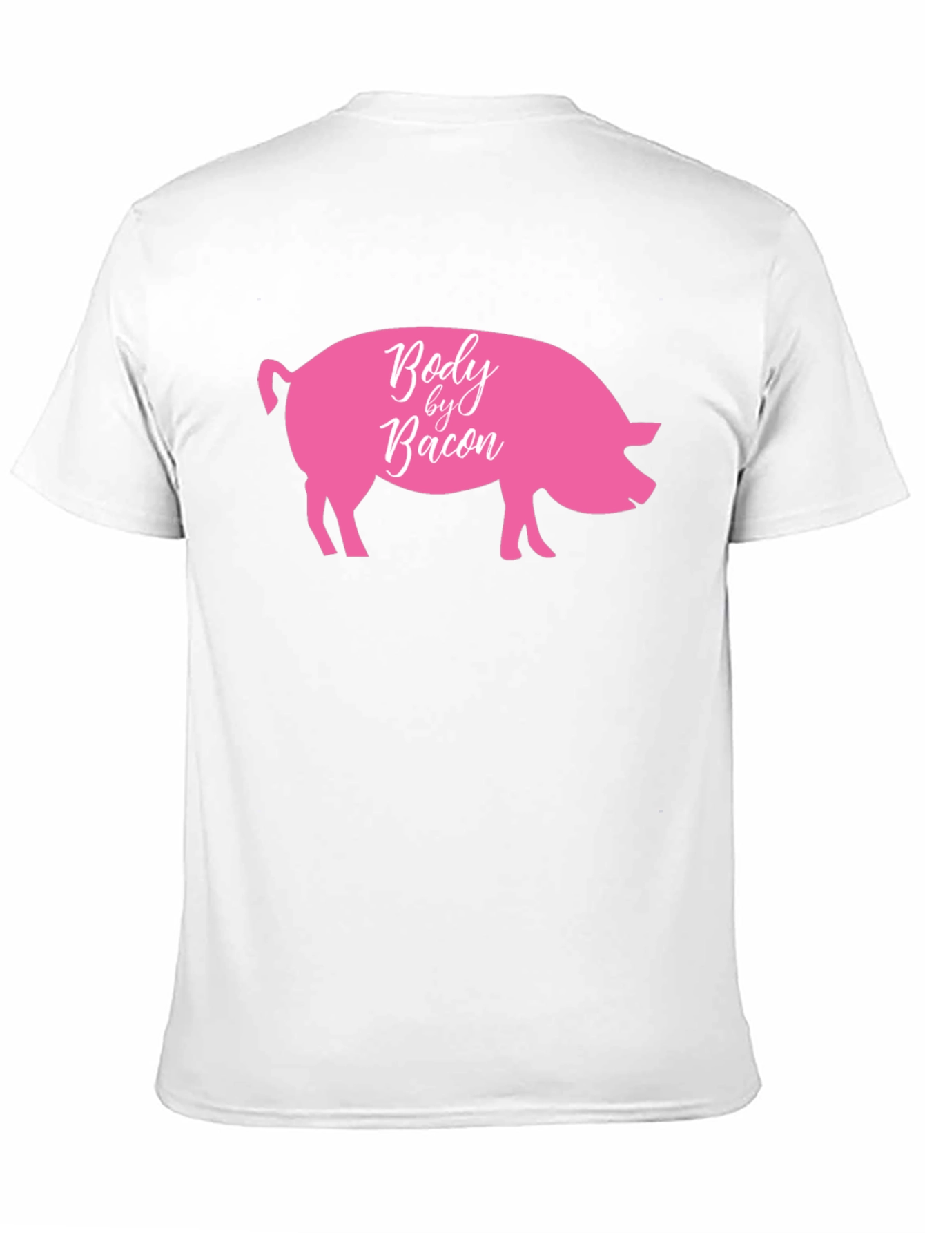 Body by Bacon Funny Pig Graphic T-Shirt