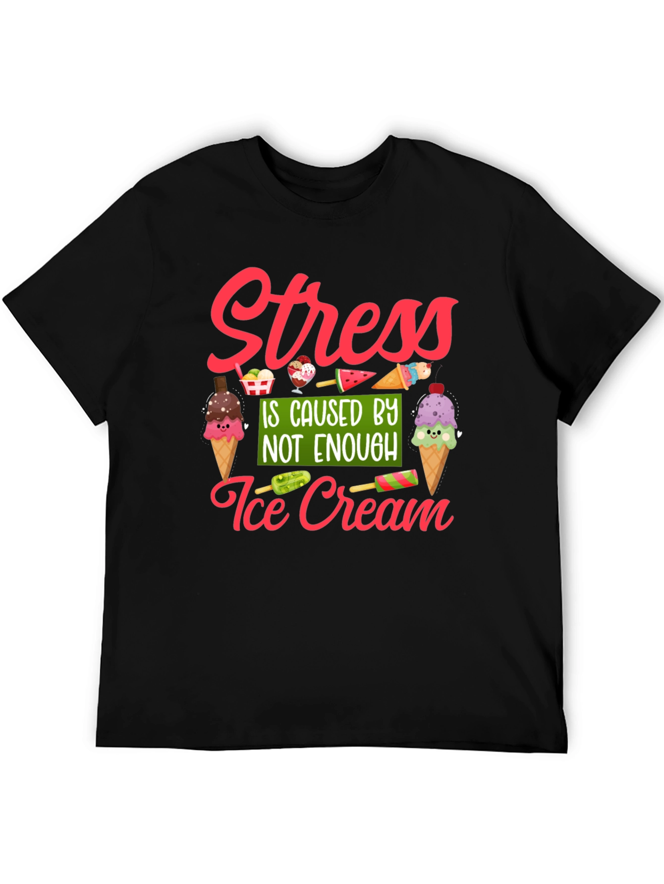 Stress Ice Cream T-Shirt