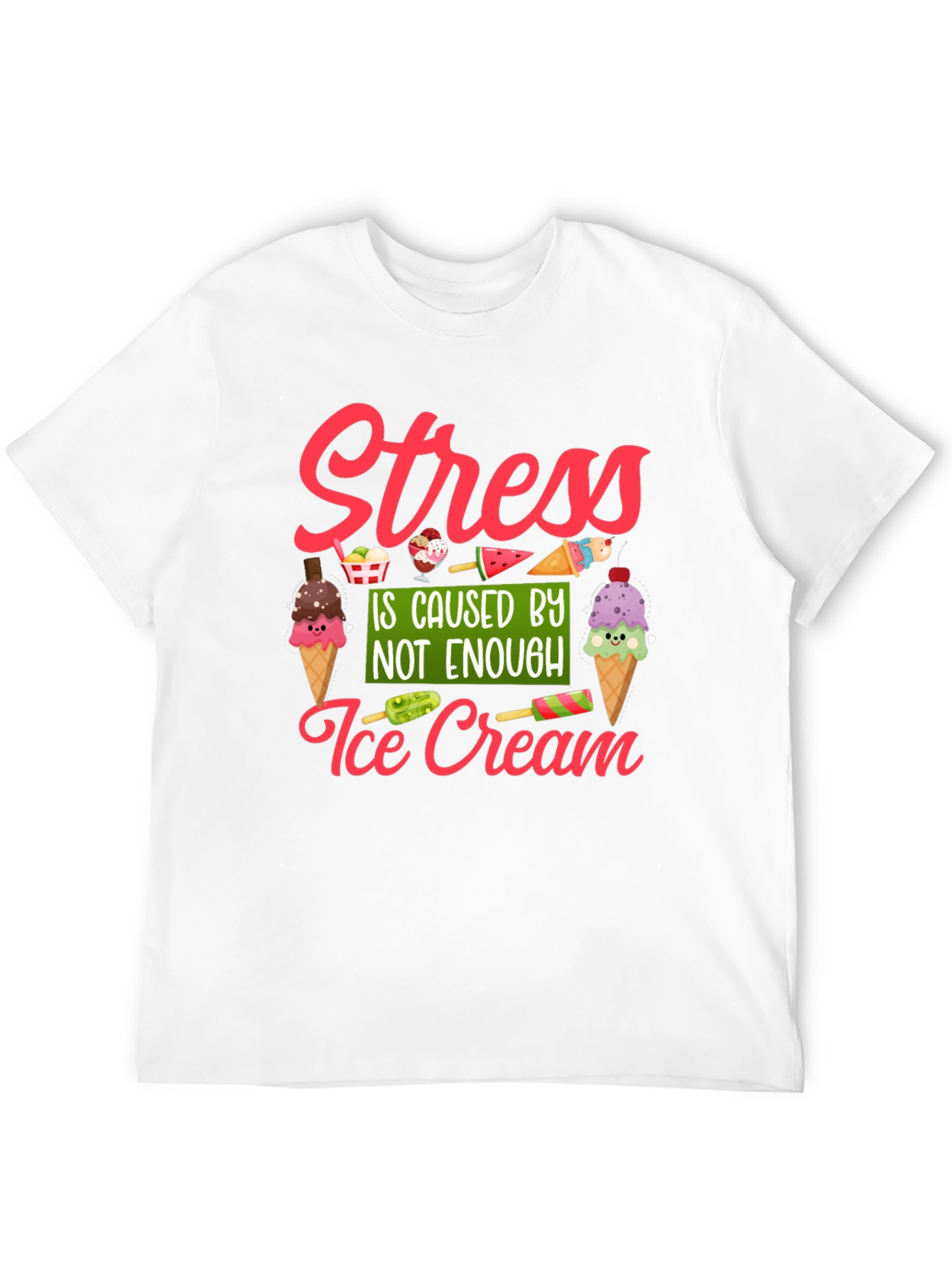 Stress Ice Cream T-Shirt