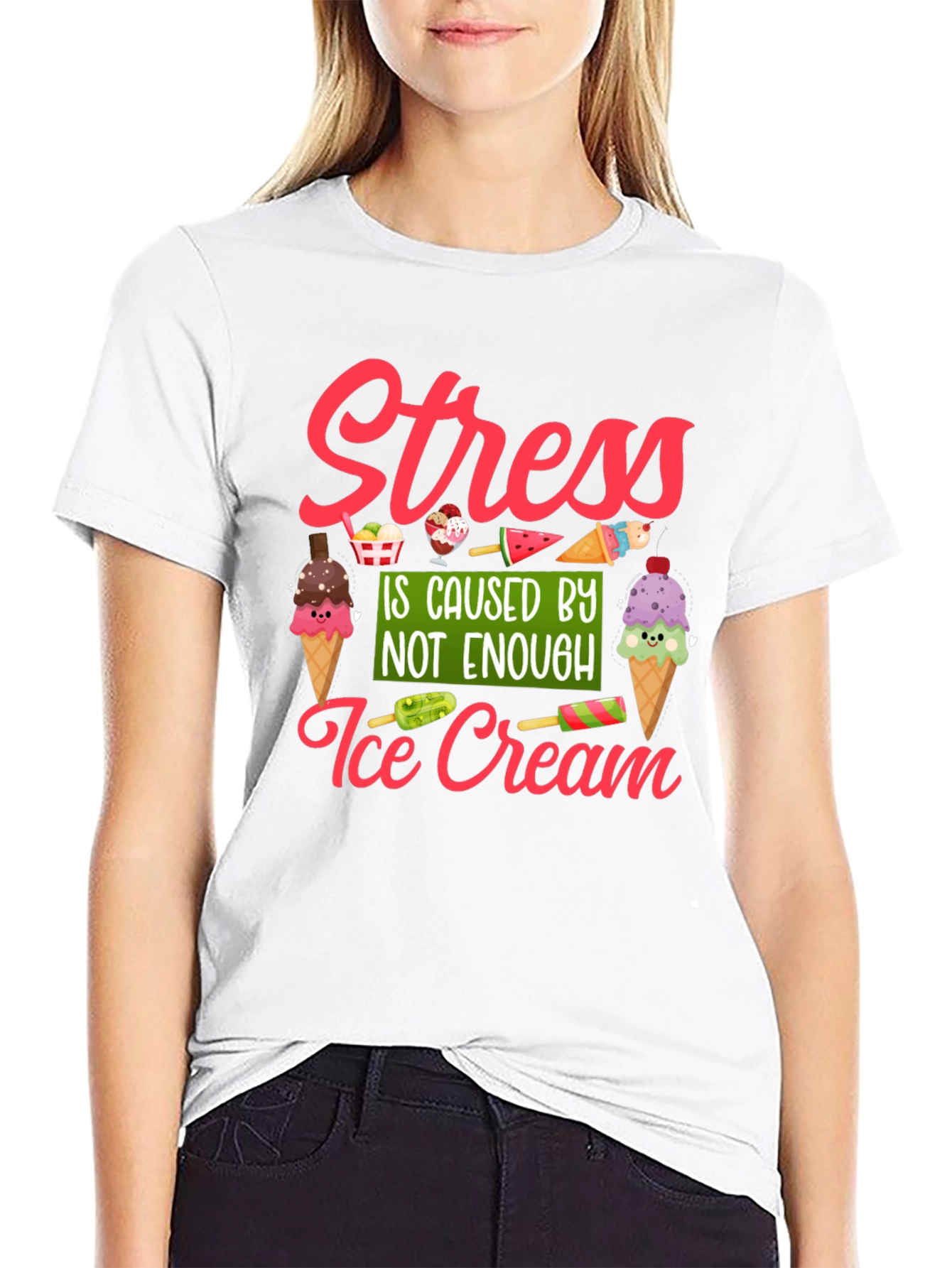 Stress Ice Cream T-Shirt