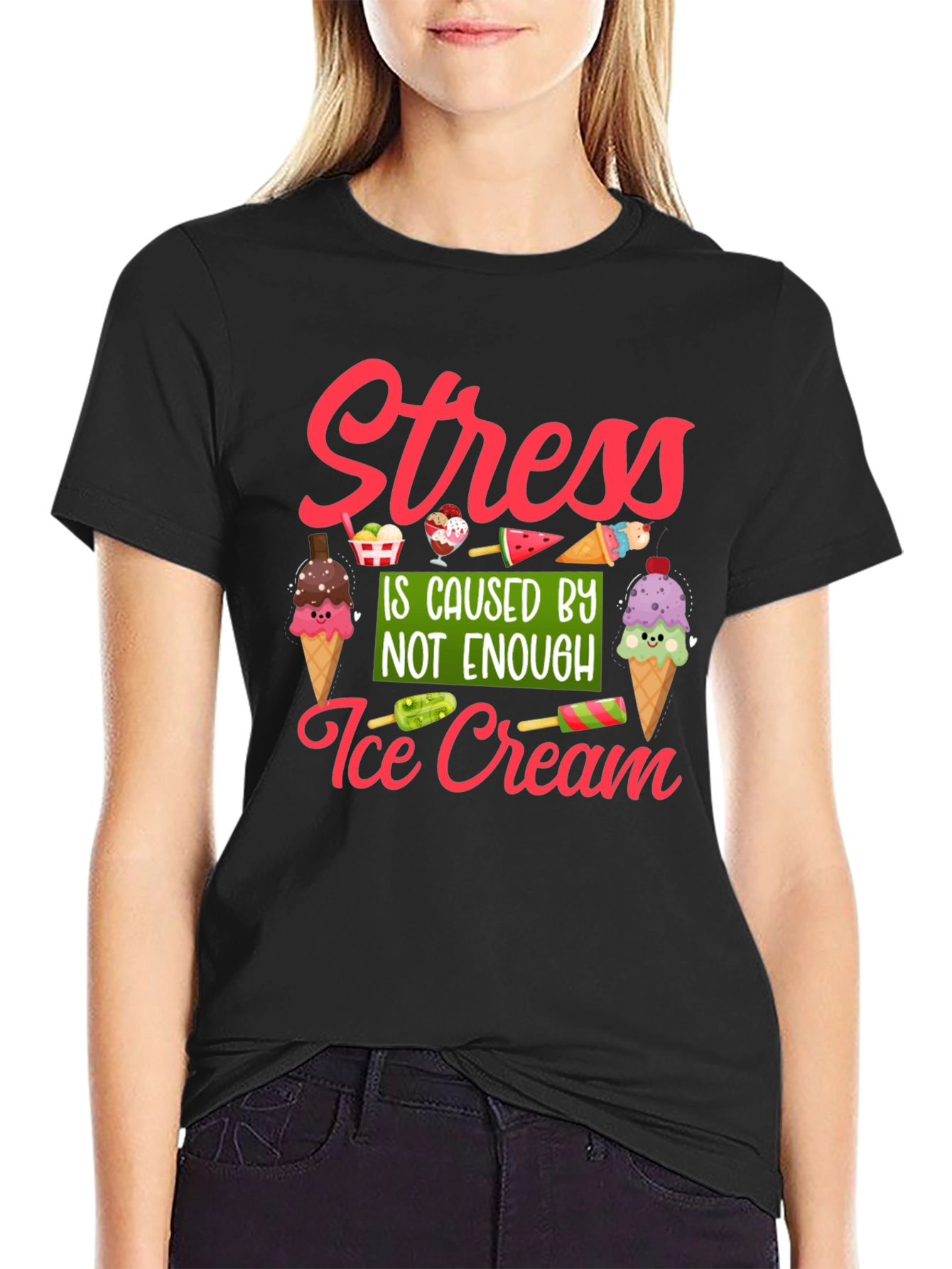Stress Ice Cream T-Shirt