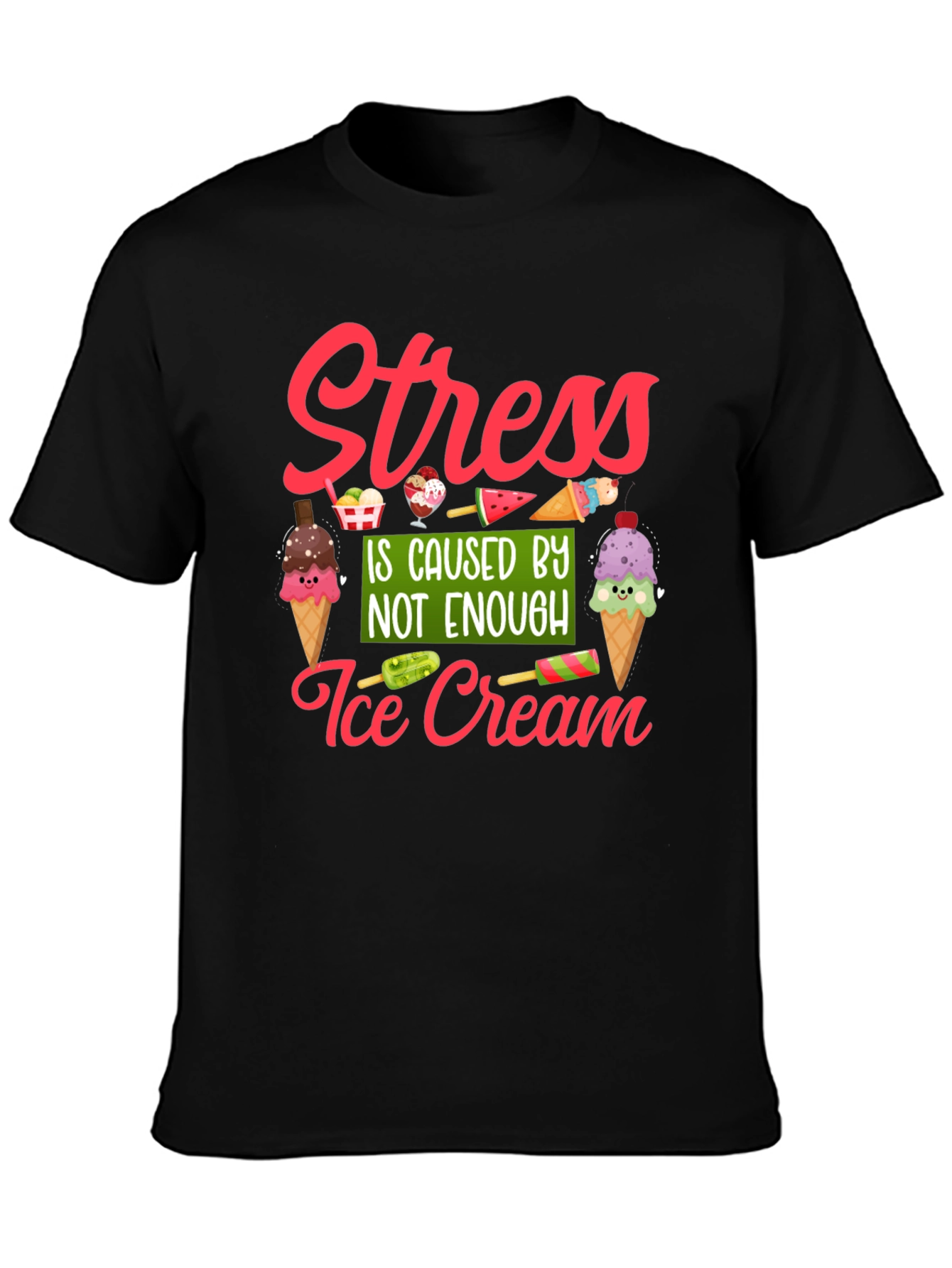 Stress Ice Cream T-Shirt