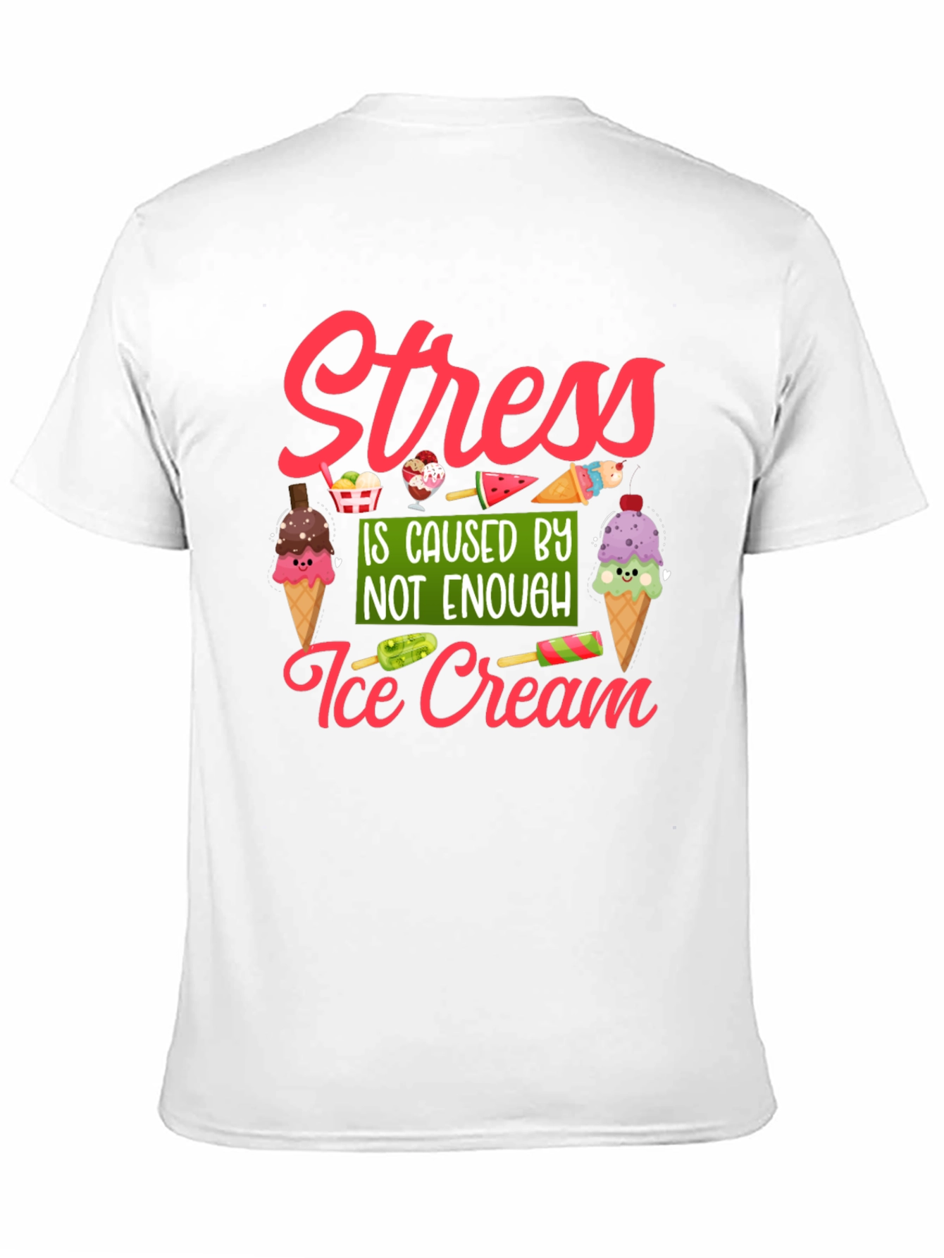 Stress Ice Cream T-Shirt