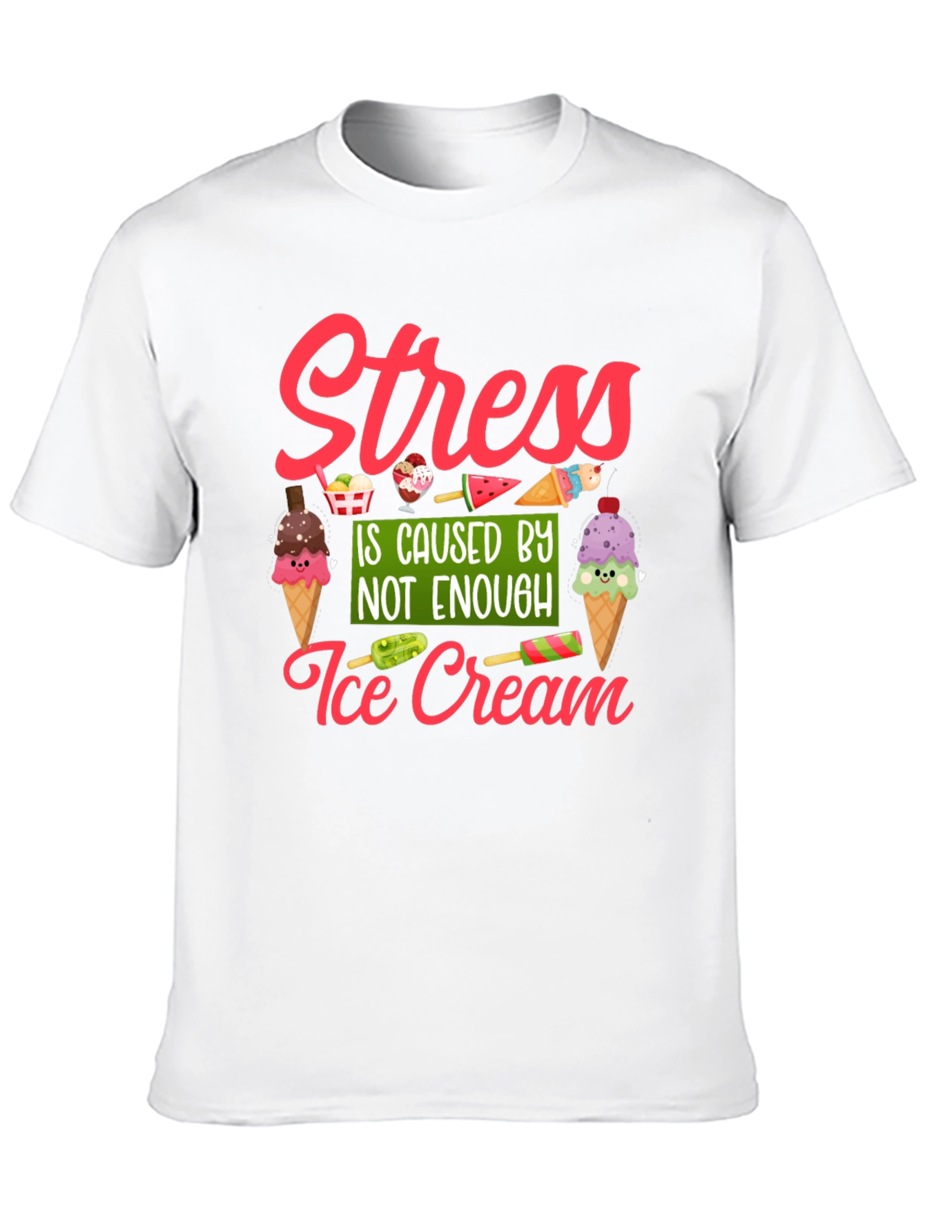 Stress Ice Cream T-Shirt