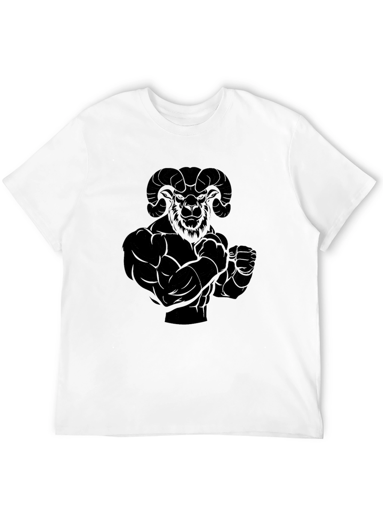 Black Ram Muscle Graphic T-Shirt
