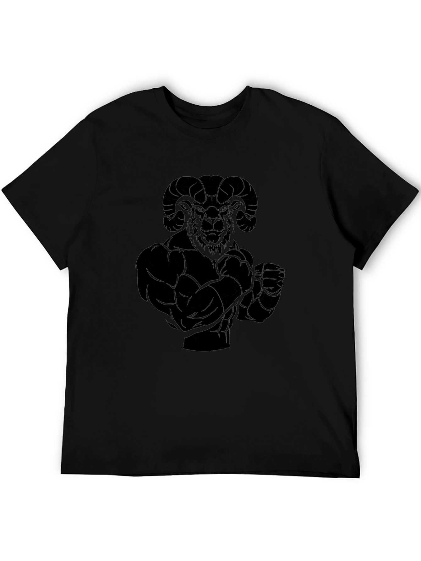 Black Ram Muscle Graphic T-Shirt