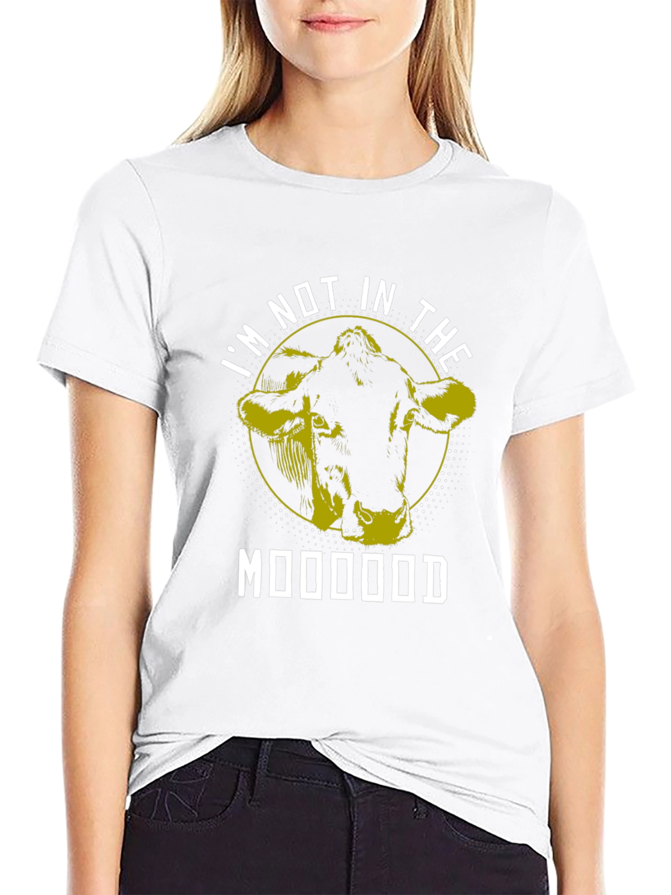 Cow Mood T-Shirt - Im Not in the Mooood