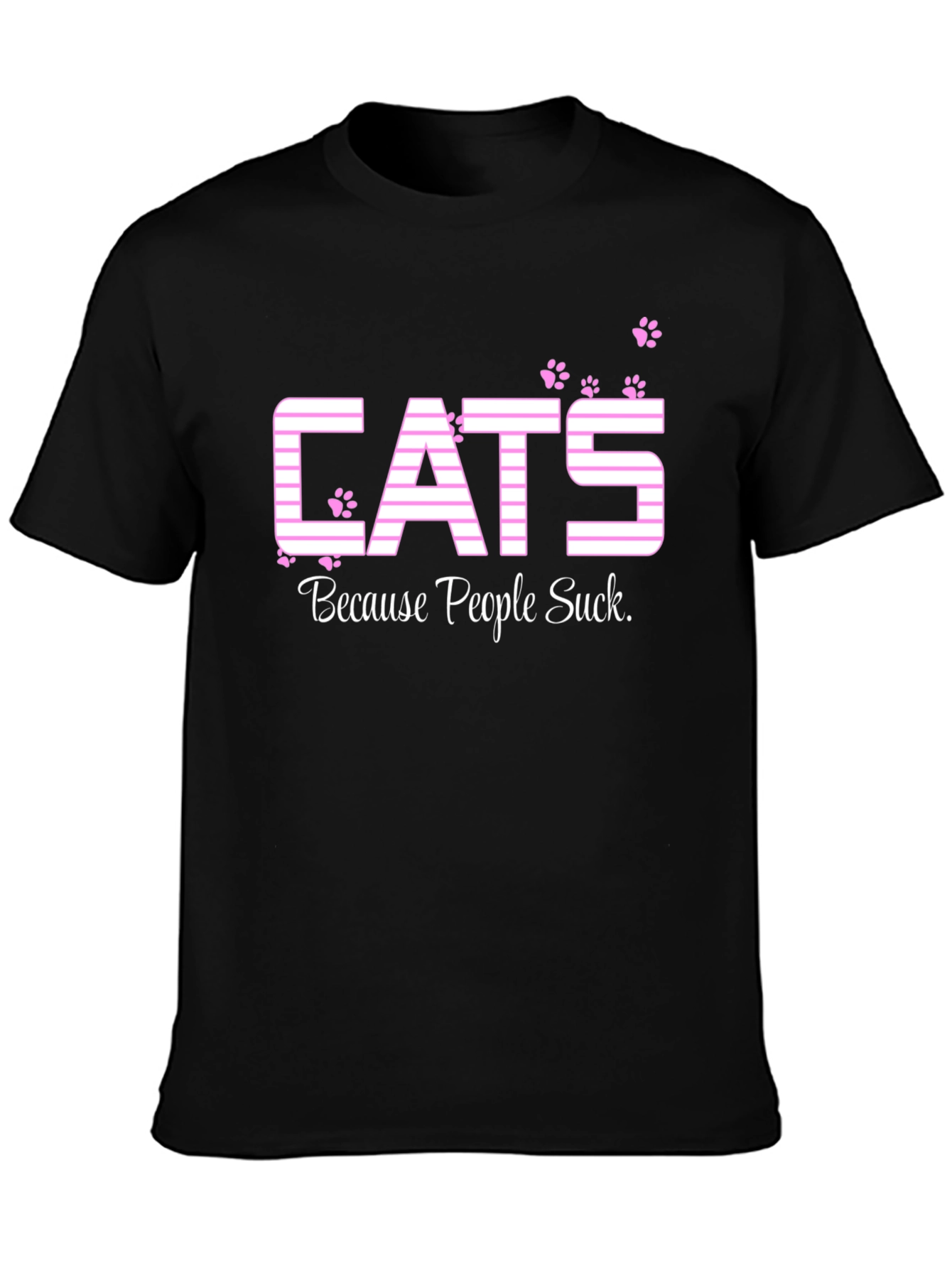 Cats Because People Suck T-Shirt