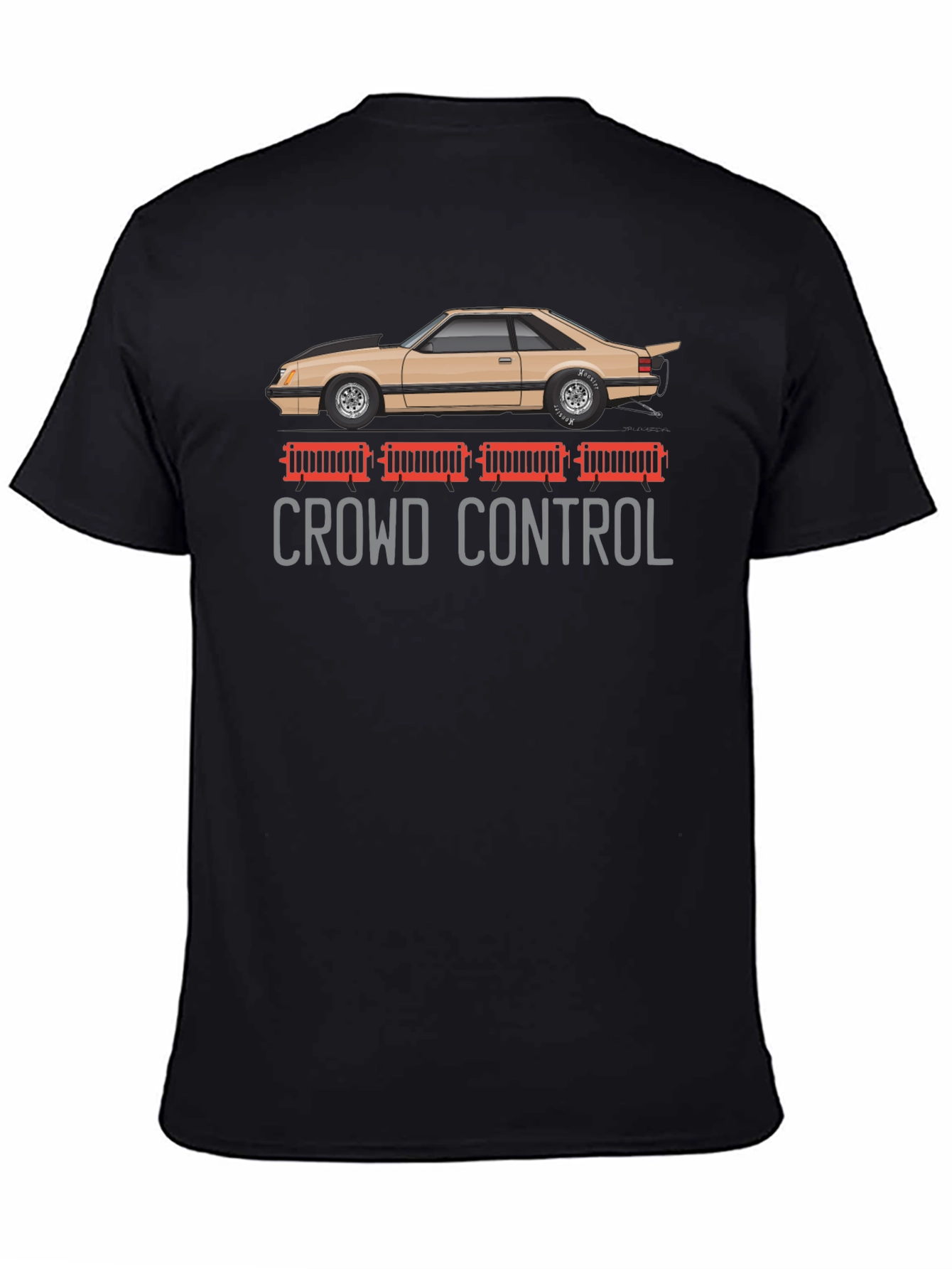 Crowd Control Mustang Graphic T-Shirt