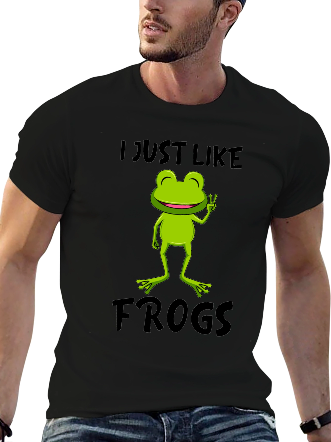 I Just Like Frogs Graphic T-Shirt