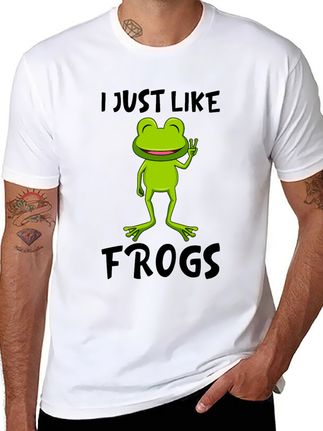I Just Like Frogs Graphic T-Shirt