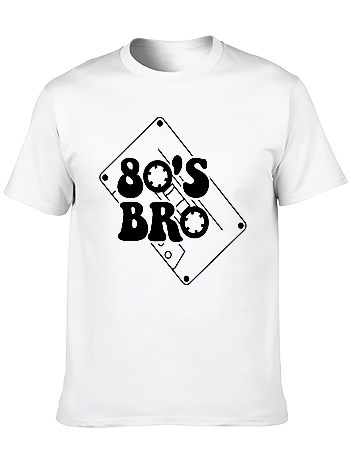 Retro 80s Bro Cassette Tape Graphic Tee