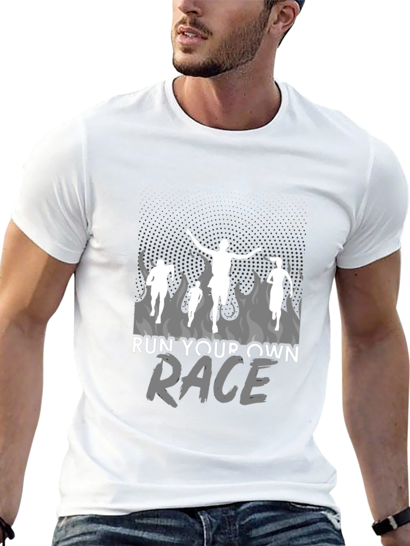 Run Your Own Race Graphic T-Shirt
