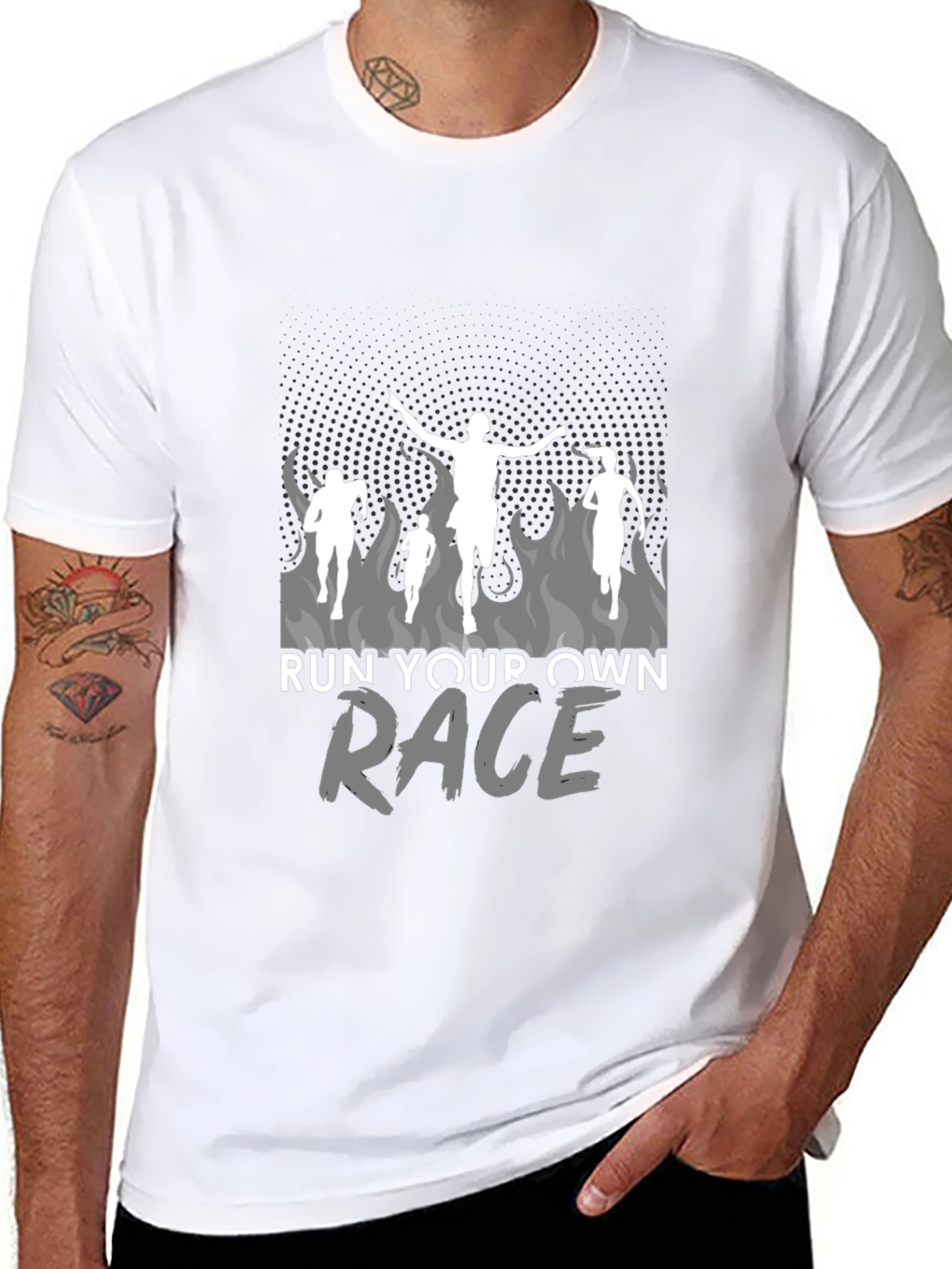 Run Your Own Race Graphic T-Shirt