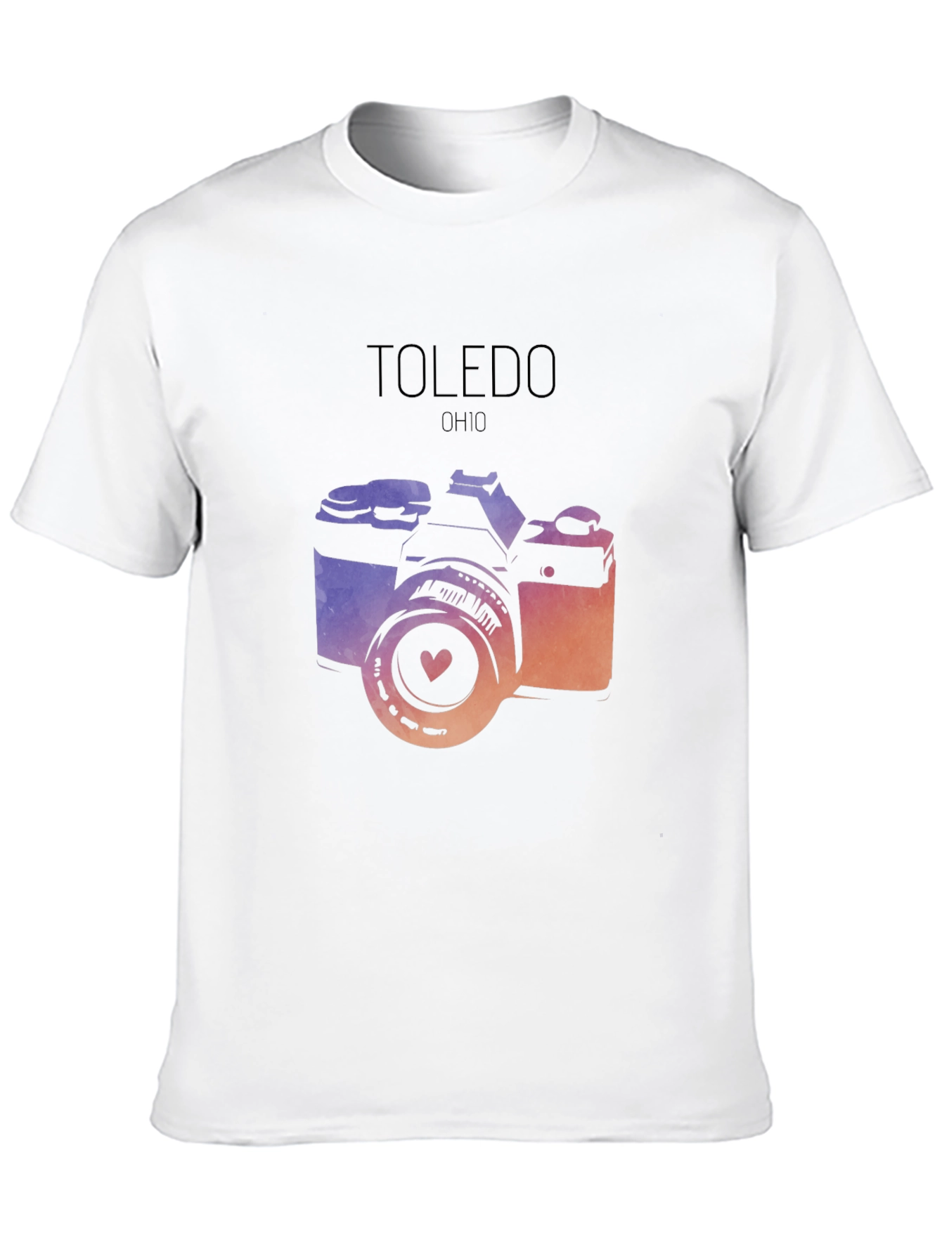 Toledo Ohio Camera Graphic T-Shirt