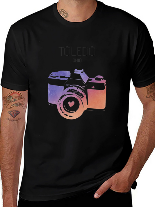 Toledo Ohio Camera Graphic T-Shirt