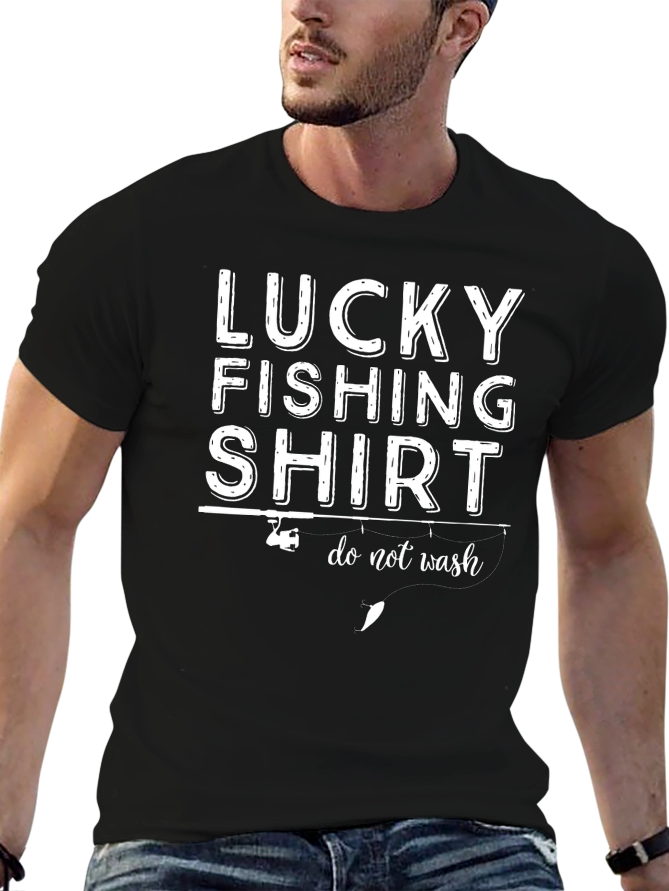Lucky Fishing Shirt - Funny Fisherman Tee