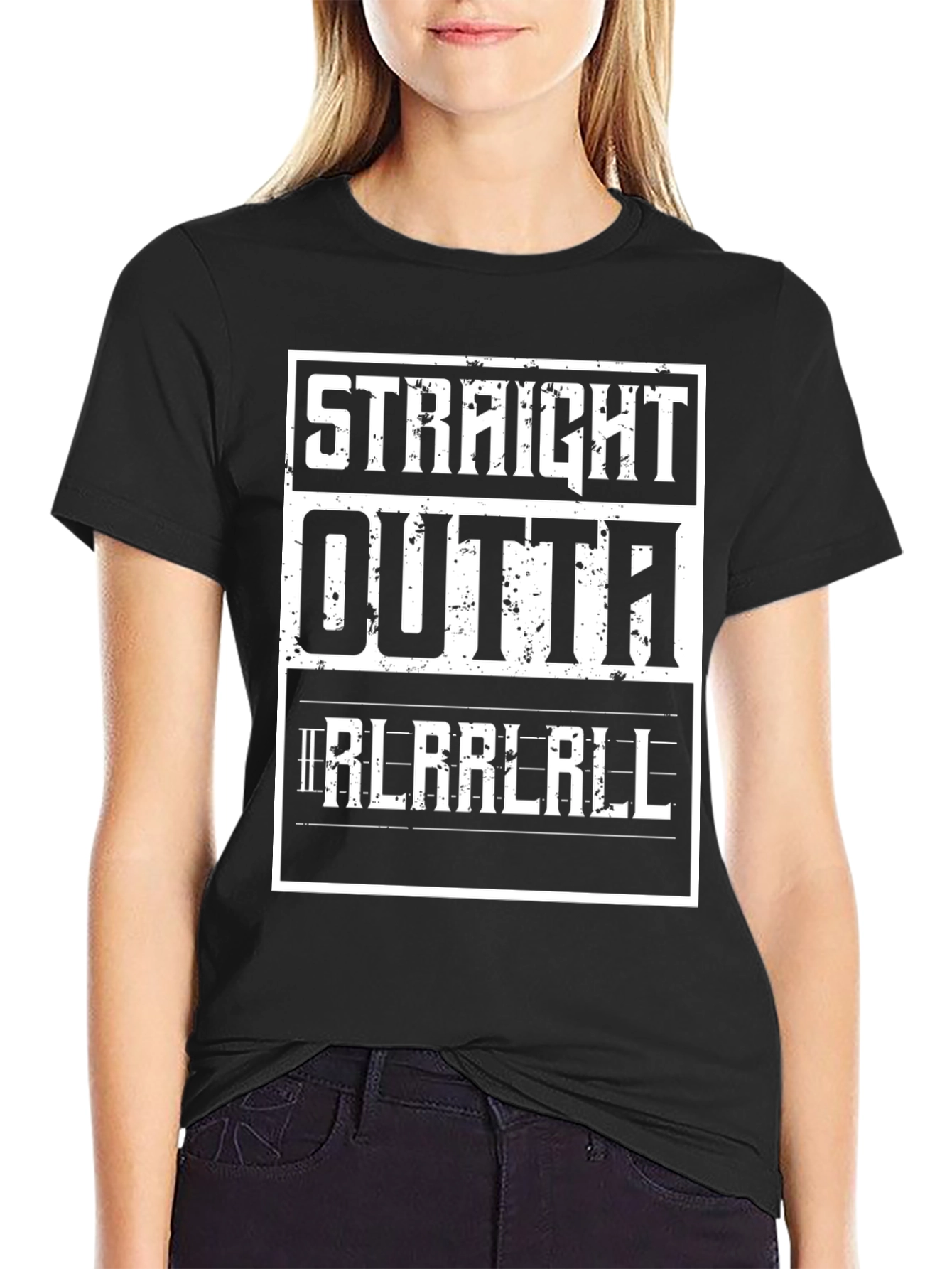Straight Outta Rlarlrll Graphic T-Shirt