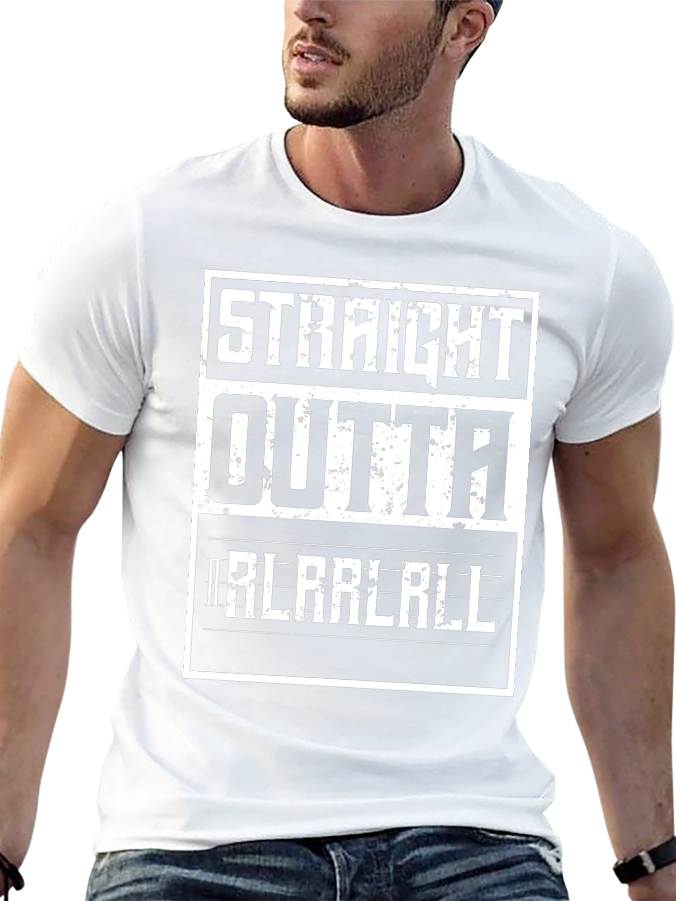 Straight Outta Rlarlrll Graphic T-Shirt