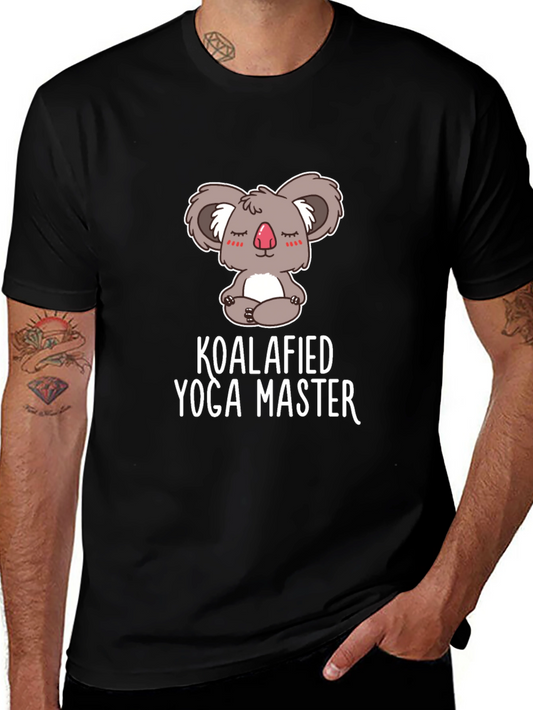 Koalafied Yoga Master Black T-Shirt