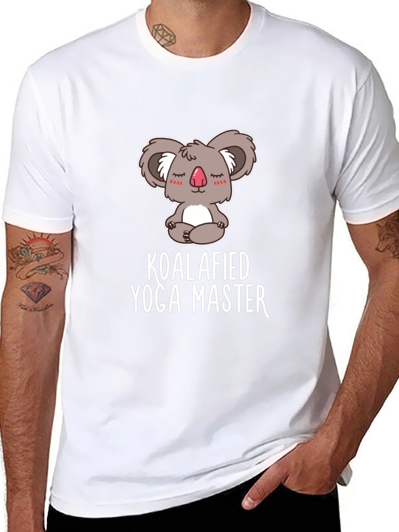 Koalafied Yoga Master Black T-Shirt