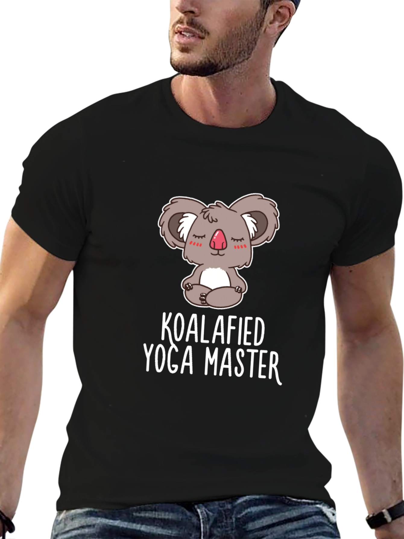 Koalafied Yoga Master Black T-Shirt