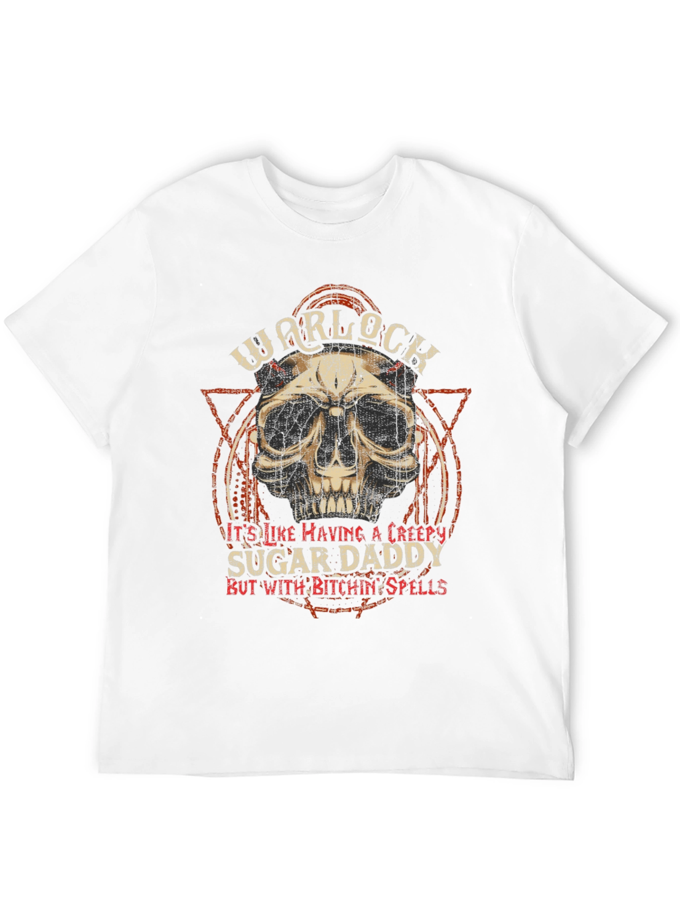 Warlock Sugar Daddy Graphic T-Shirt - Black