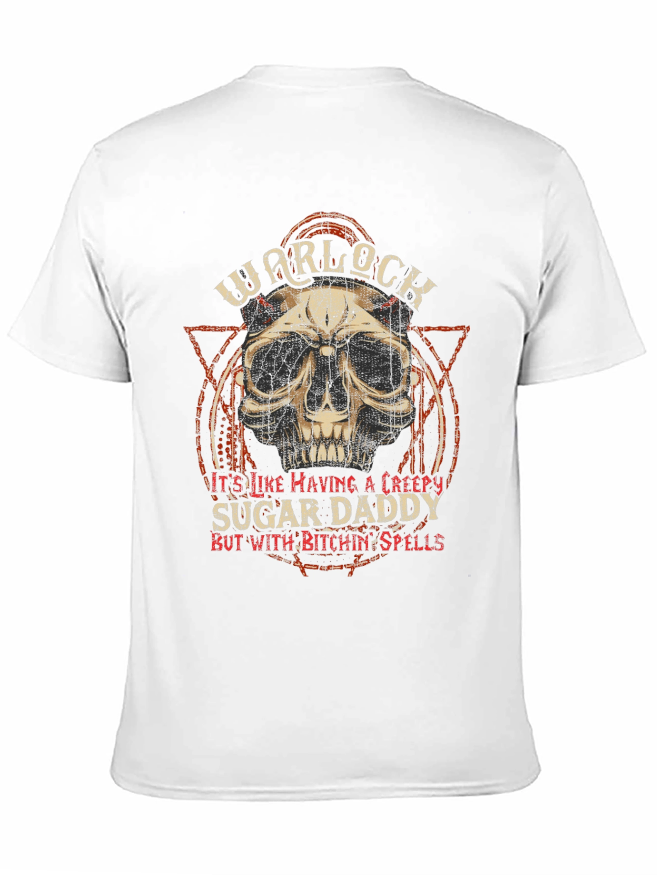 Warlock Sugar Daddy Graphic T-Shirt - Black