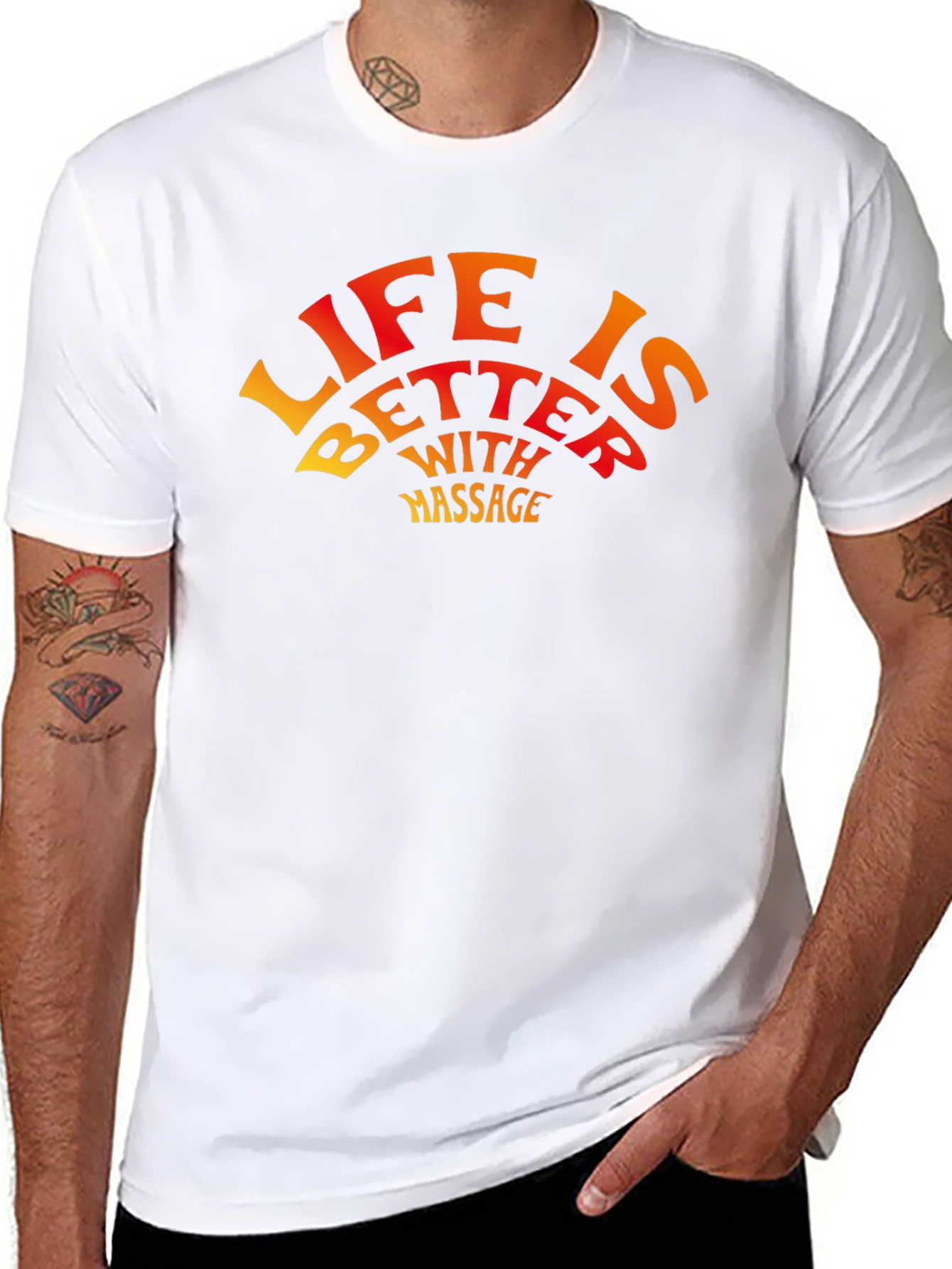 Life is Better With Massage Graphic T-Shirt