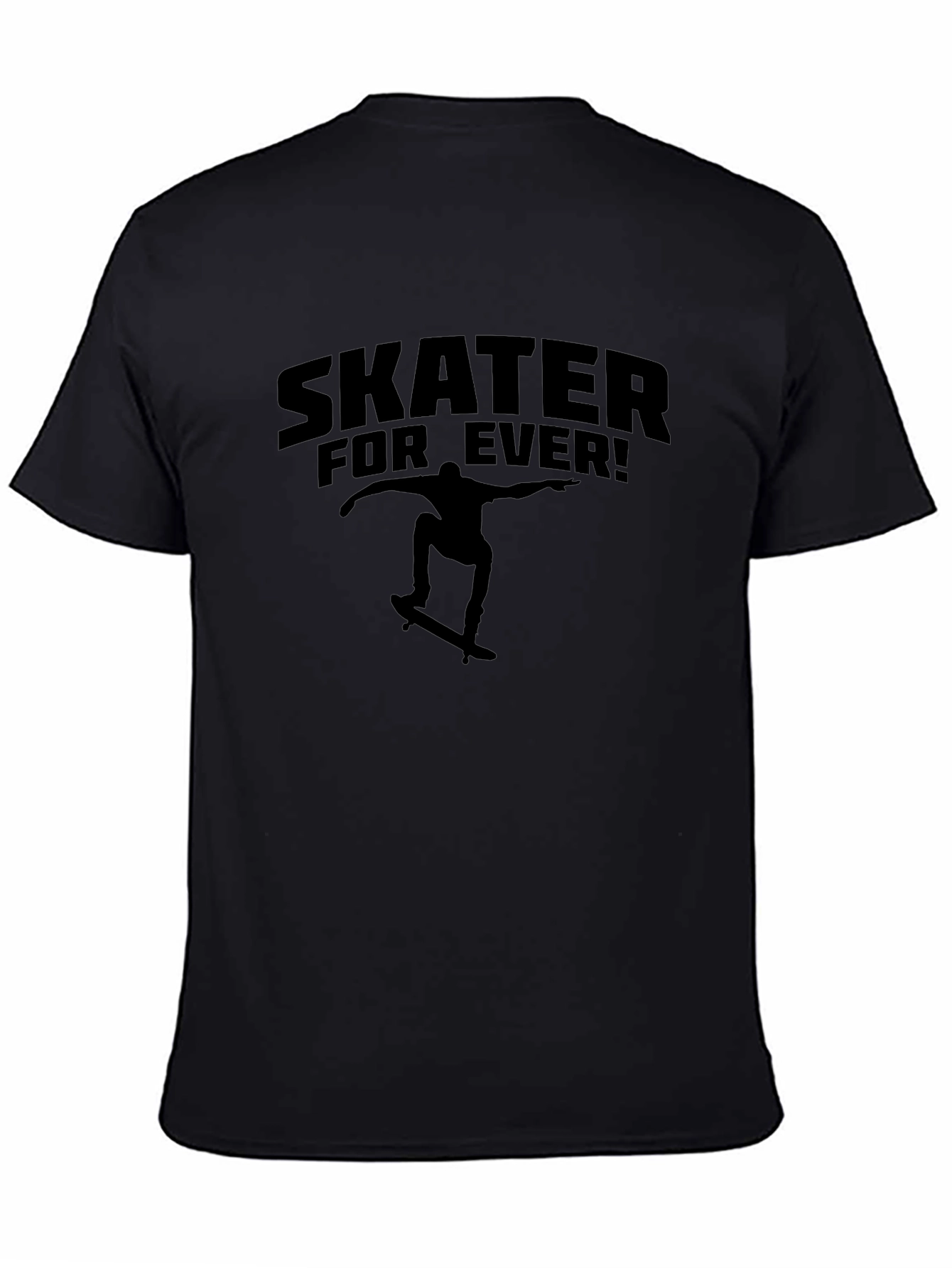 Skater Forever Graphic Tee - Cool Skateboarder Design