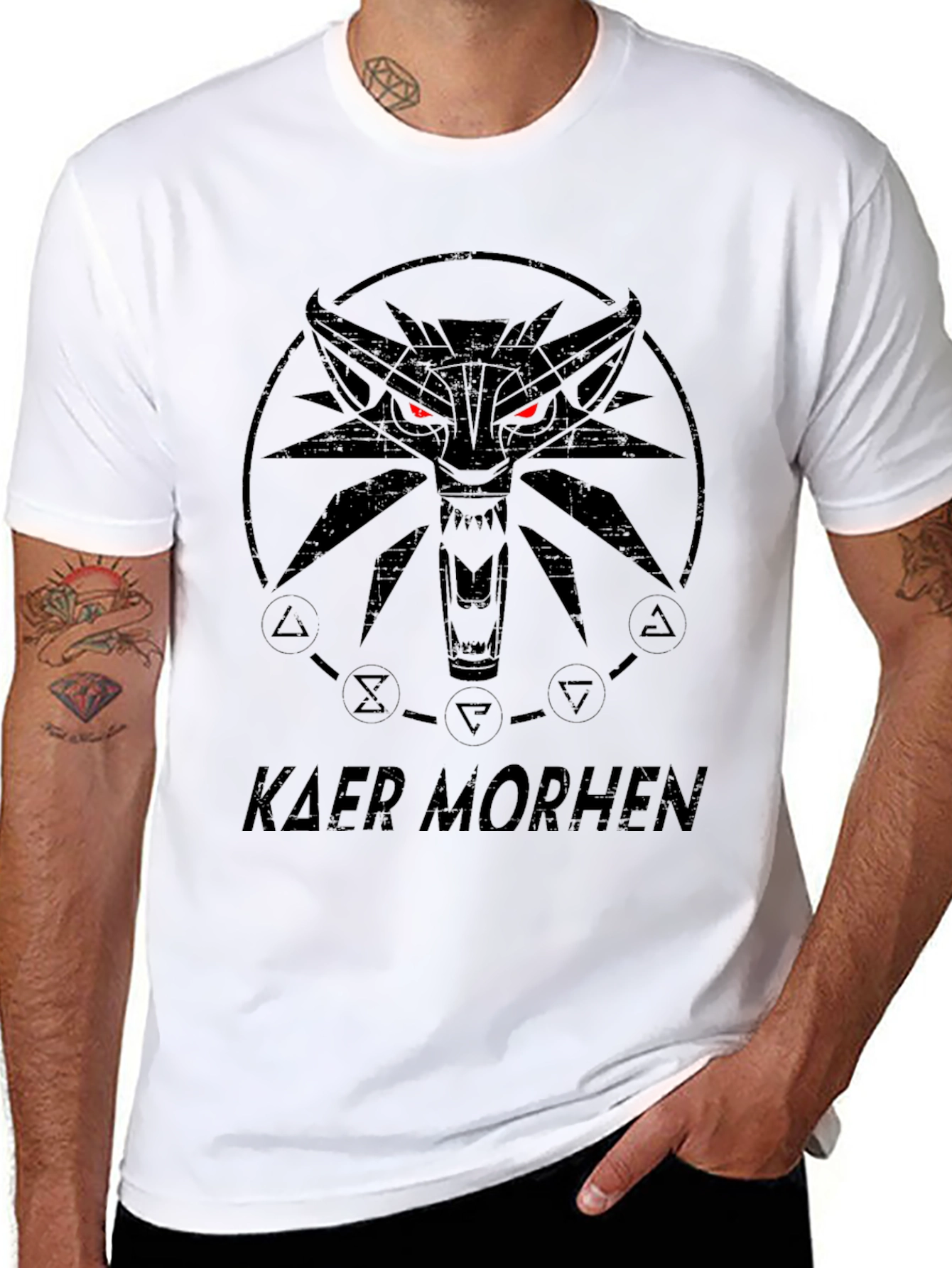 Kaer Morhen Witcher T-Shirt - Black Graphic Tee