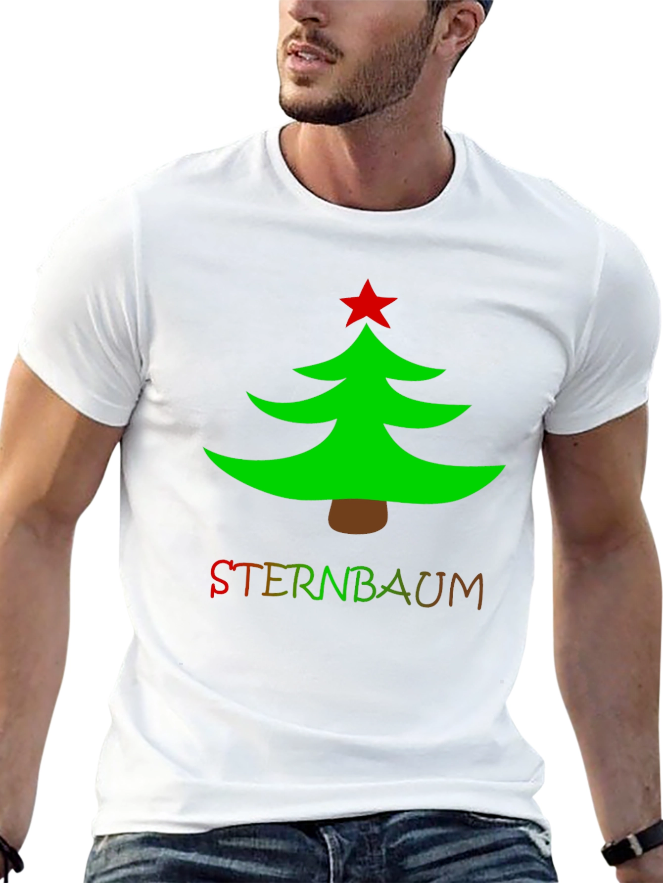 Festive Christmas Tree Graphic Tee