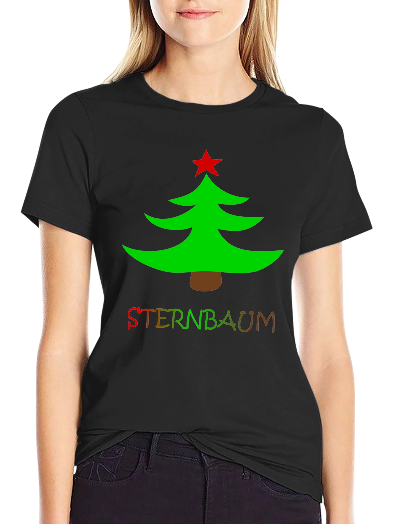 Festive Christmas Tree Graphic Tee