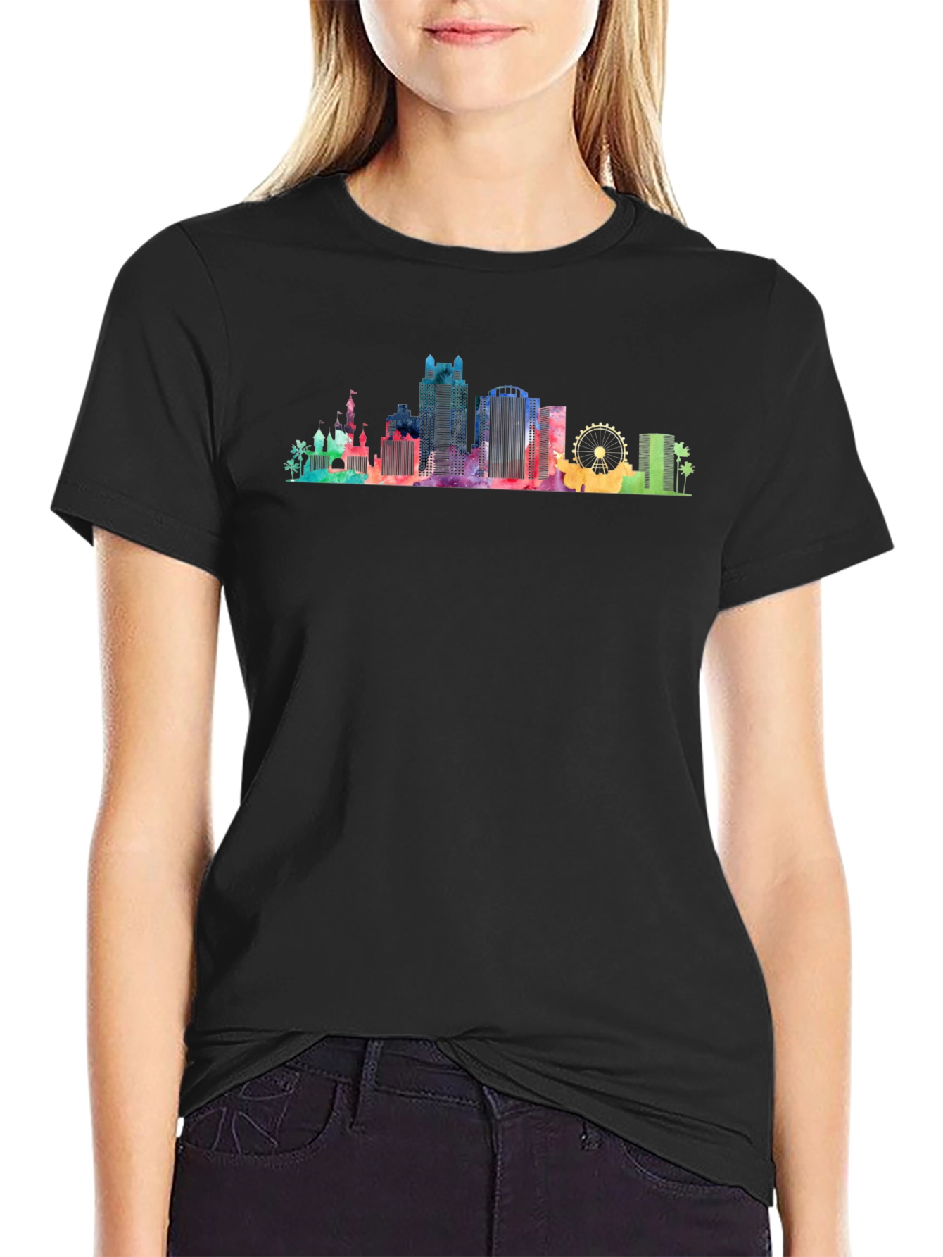 Orlando Florida Skyline T-Shirt