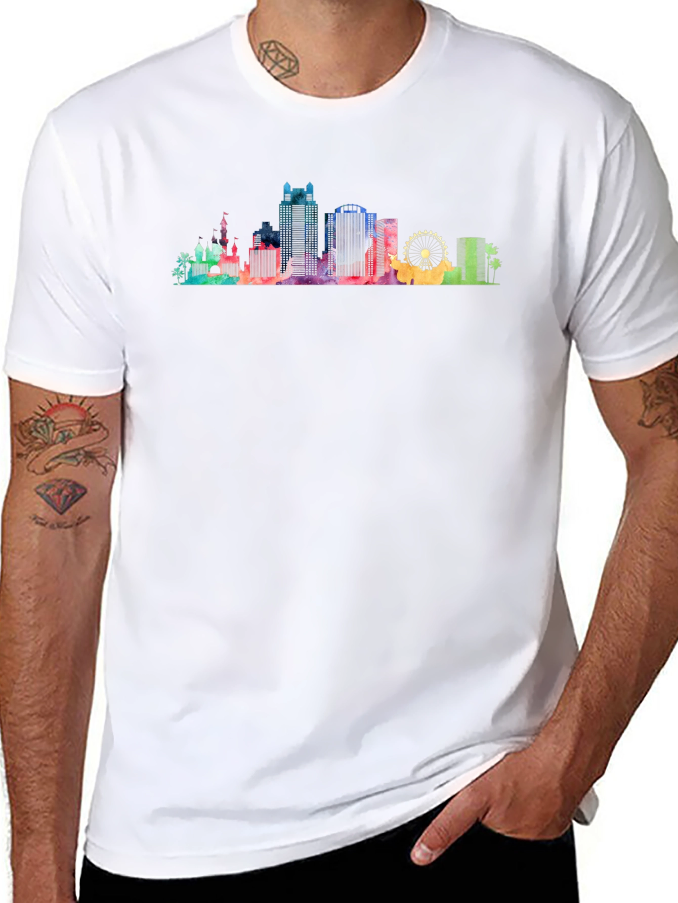 Orlando Florida Skyline T-Shirt