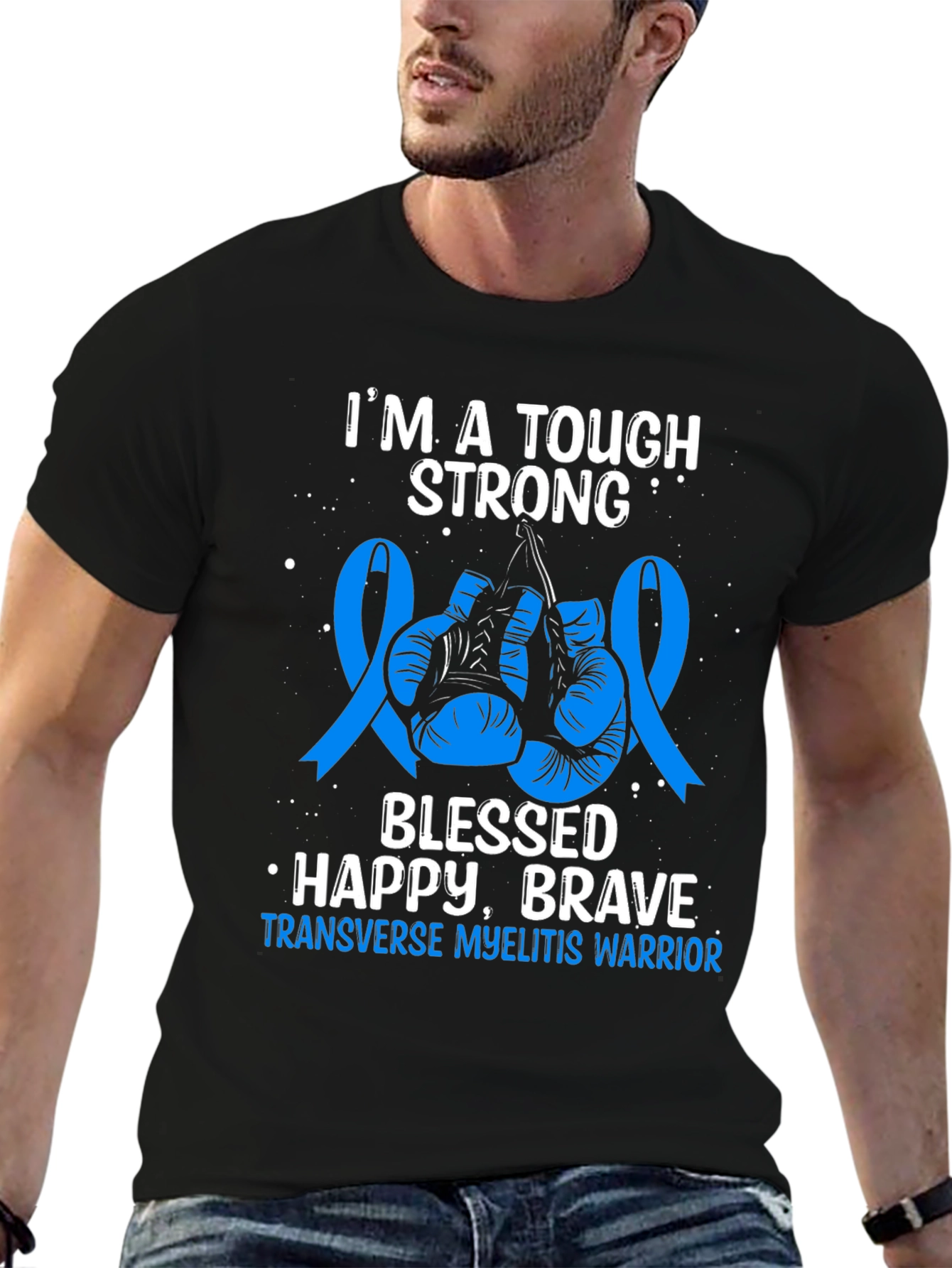 Transverse Myelitis Warrior Graphic Tee