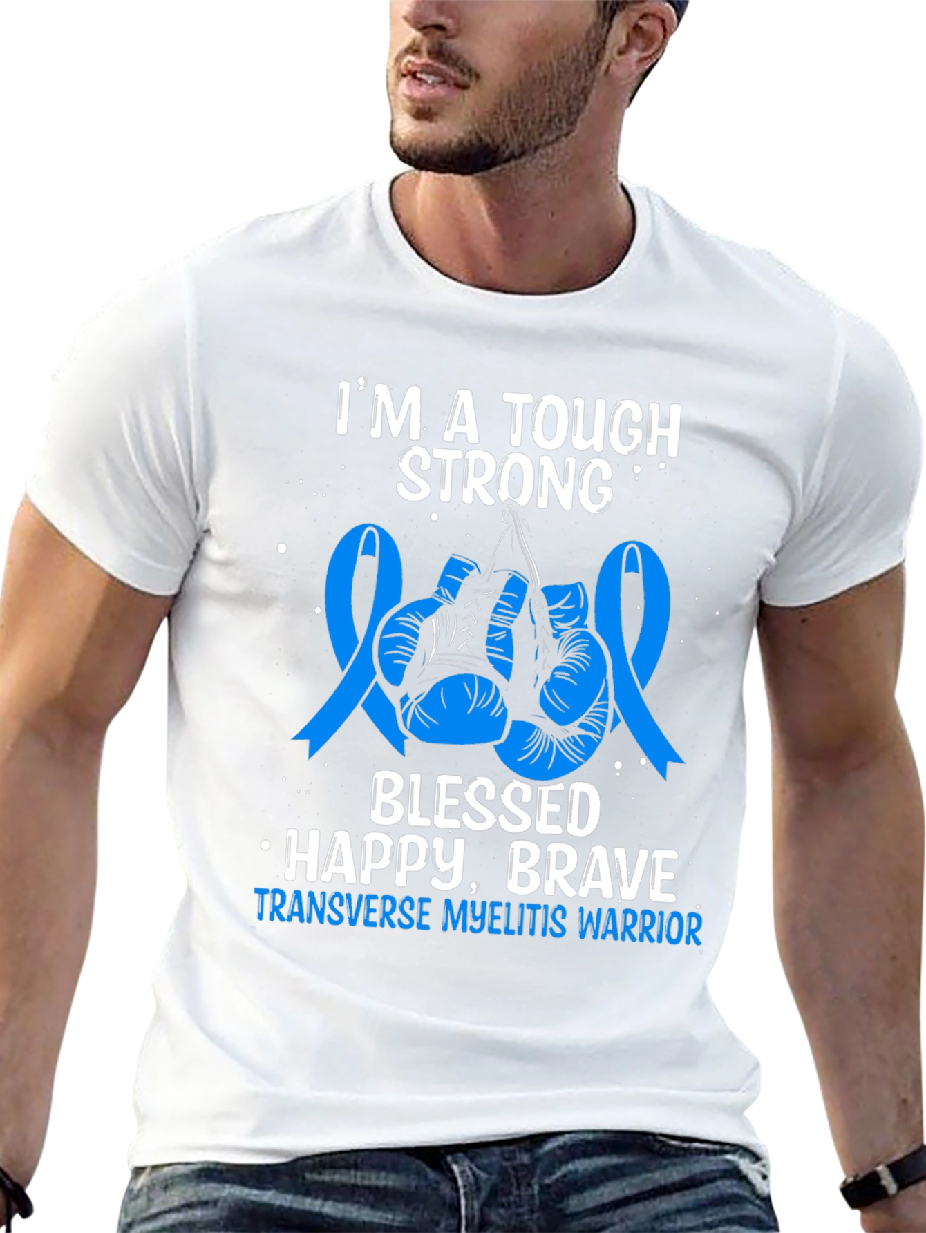 Transverse Myelitis Warrior Graphic Tee