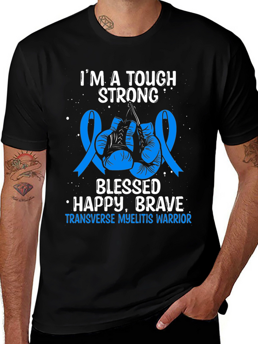 Transverse Myelitis Warrior Graphic Tee