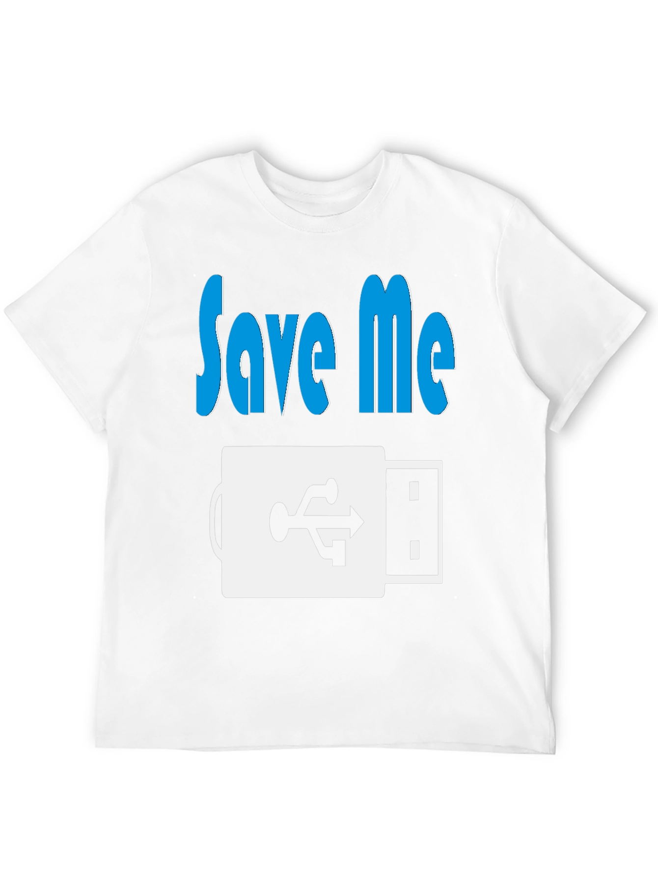 Save Me USB T-Shirt - Funny Geek Tee