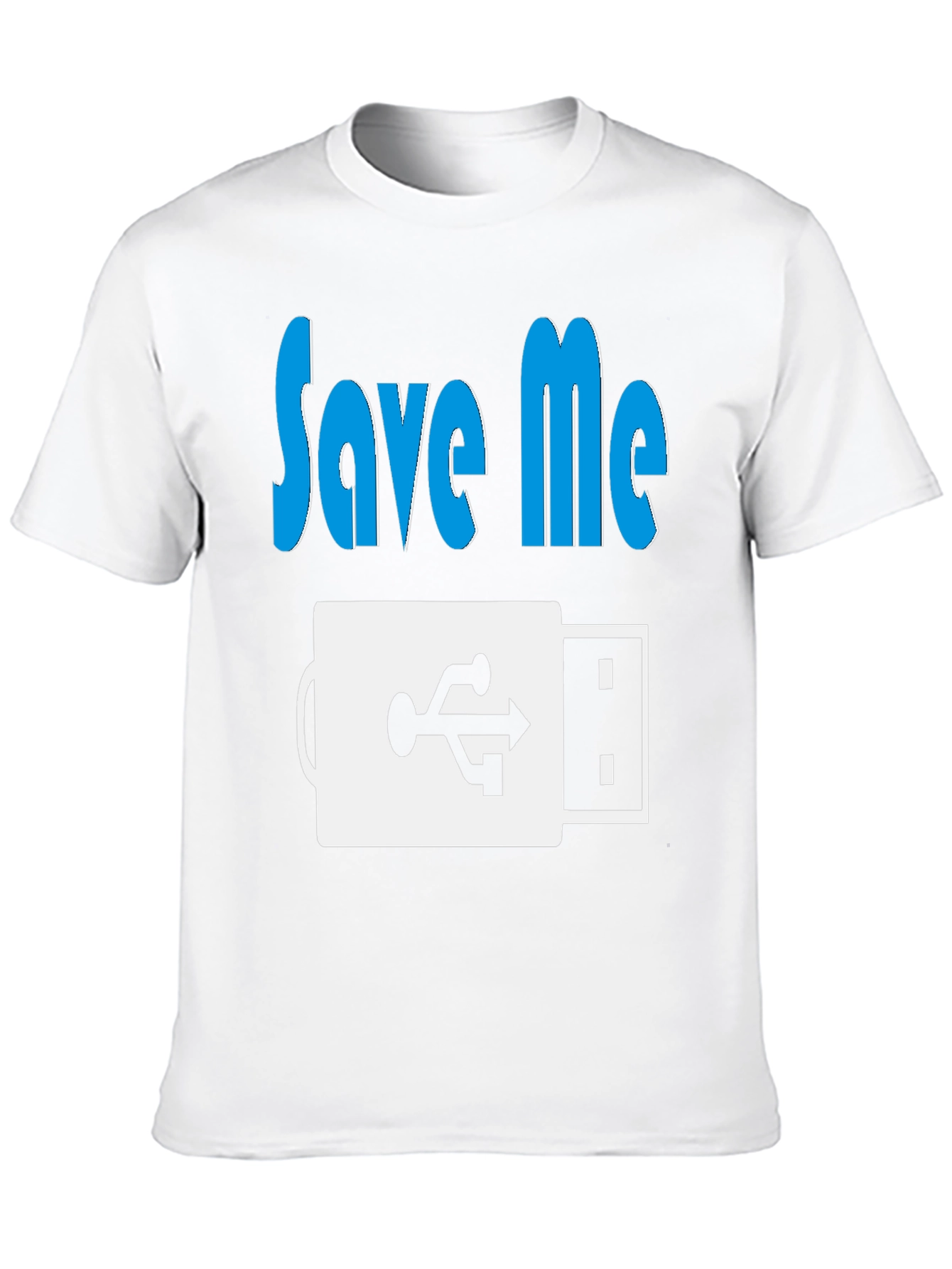 Save Me USB T-Shirt - Funny Geek Tee