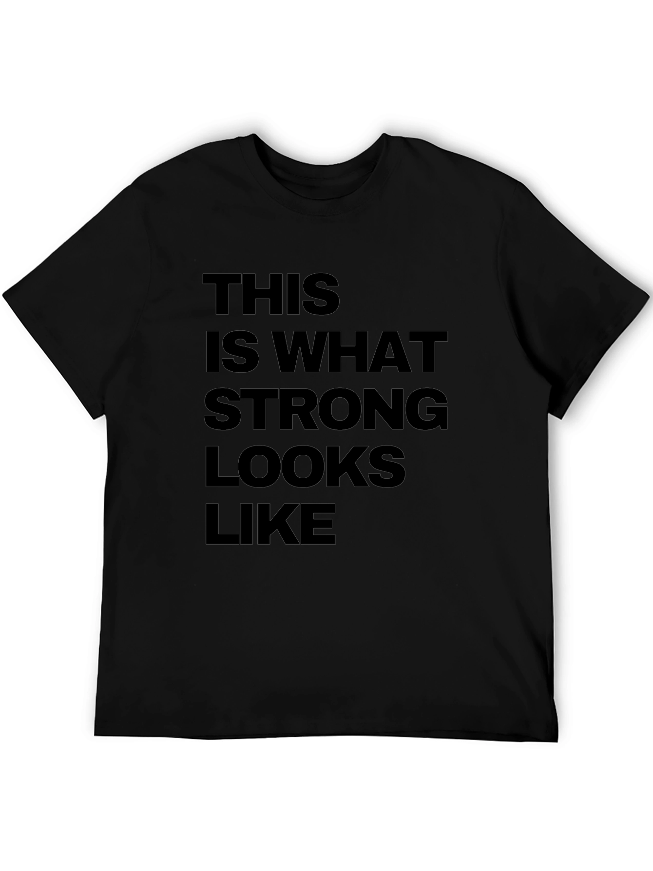 Strong Looks Graphic Tee - Black
