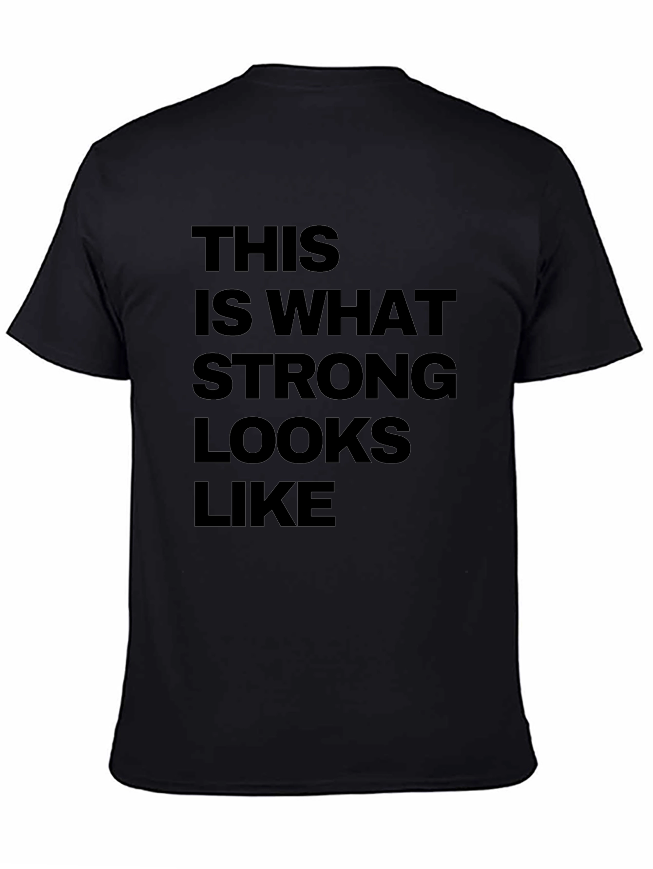Strong Looks Graphic Tee - Black