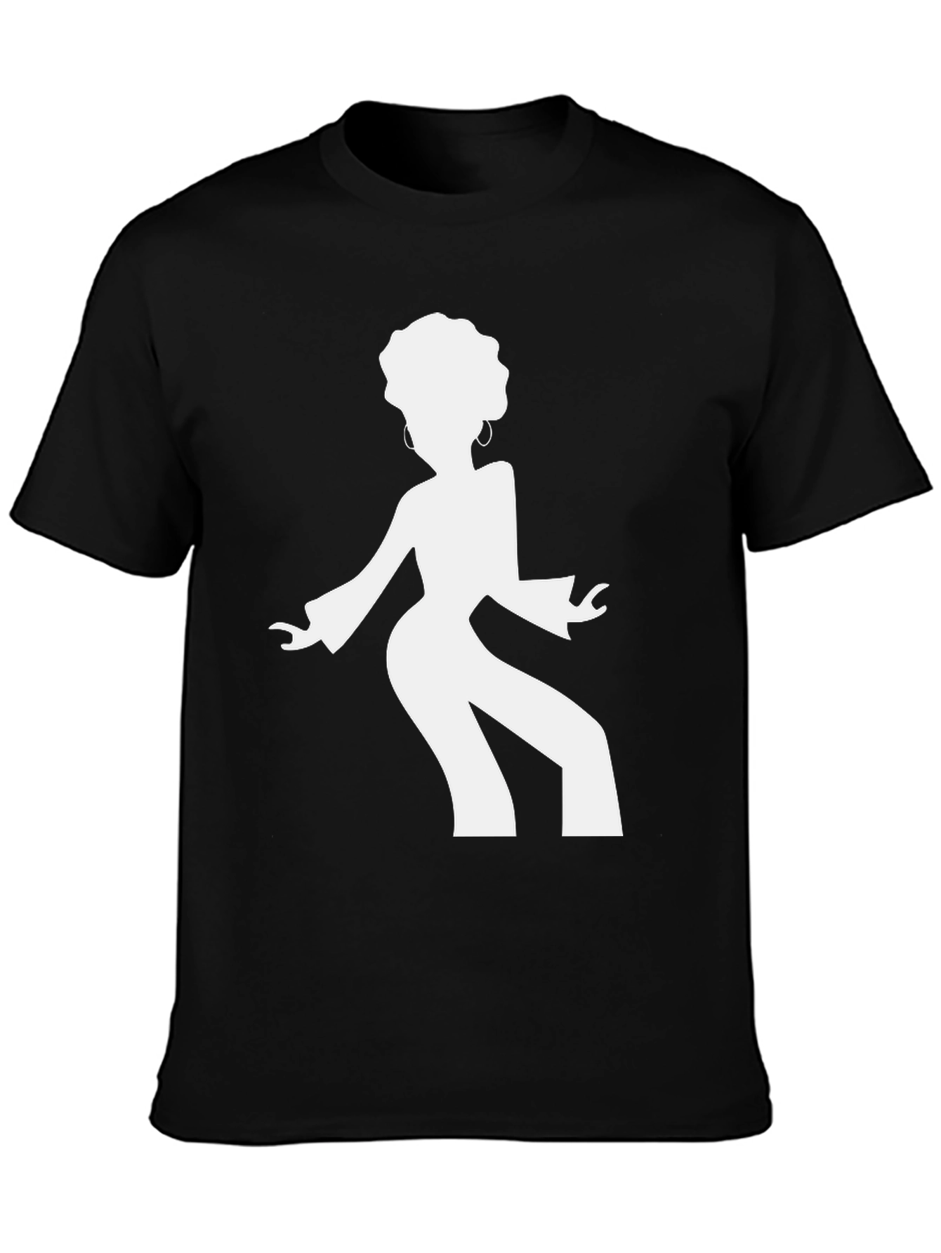 Funky Afro Silhouette T-Shirt