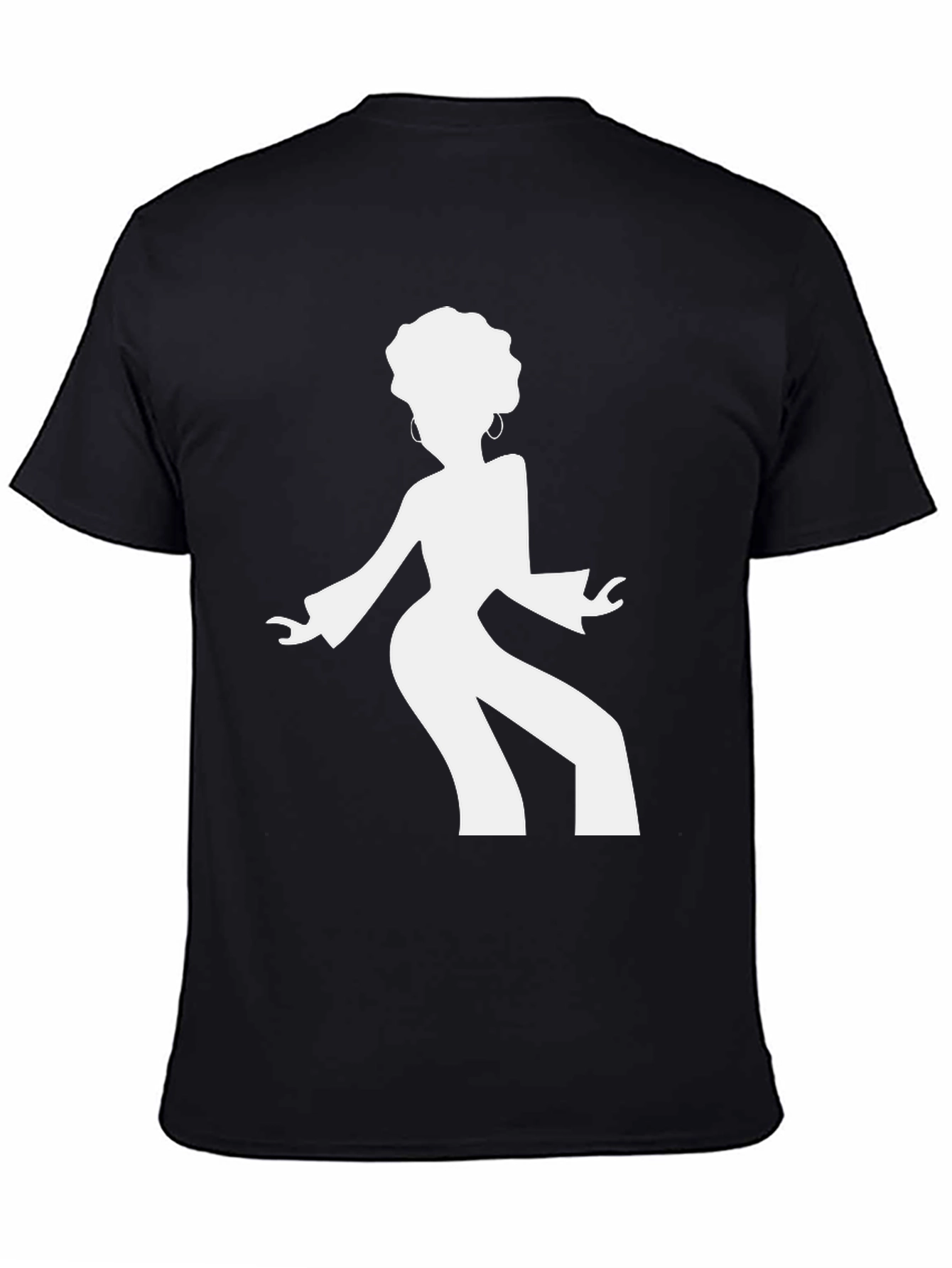 Funky Afro Silhouette T-Shirt