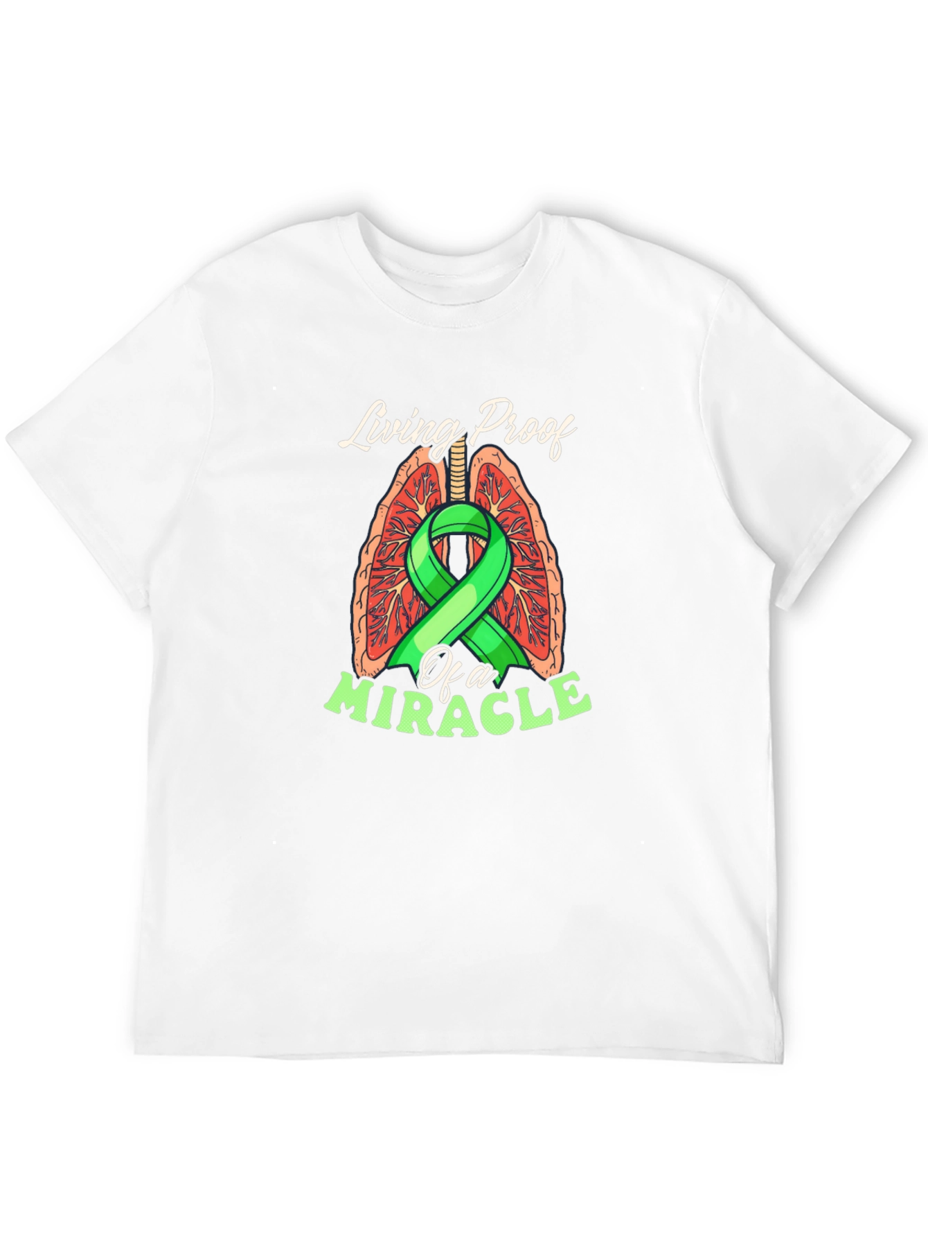 Living Proof Miracle Lung Cancer Awareness T-Shirt