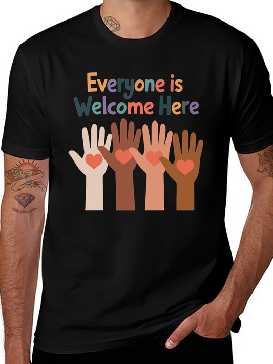 Everyone Is Welcome Here Graphic Tee