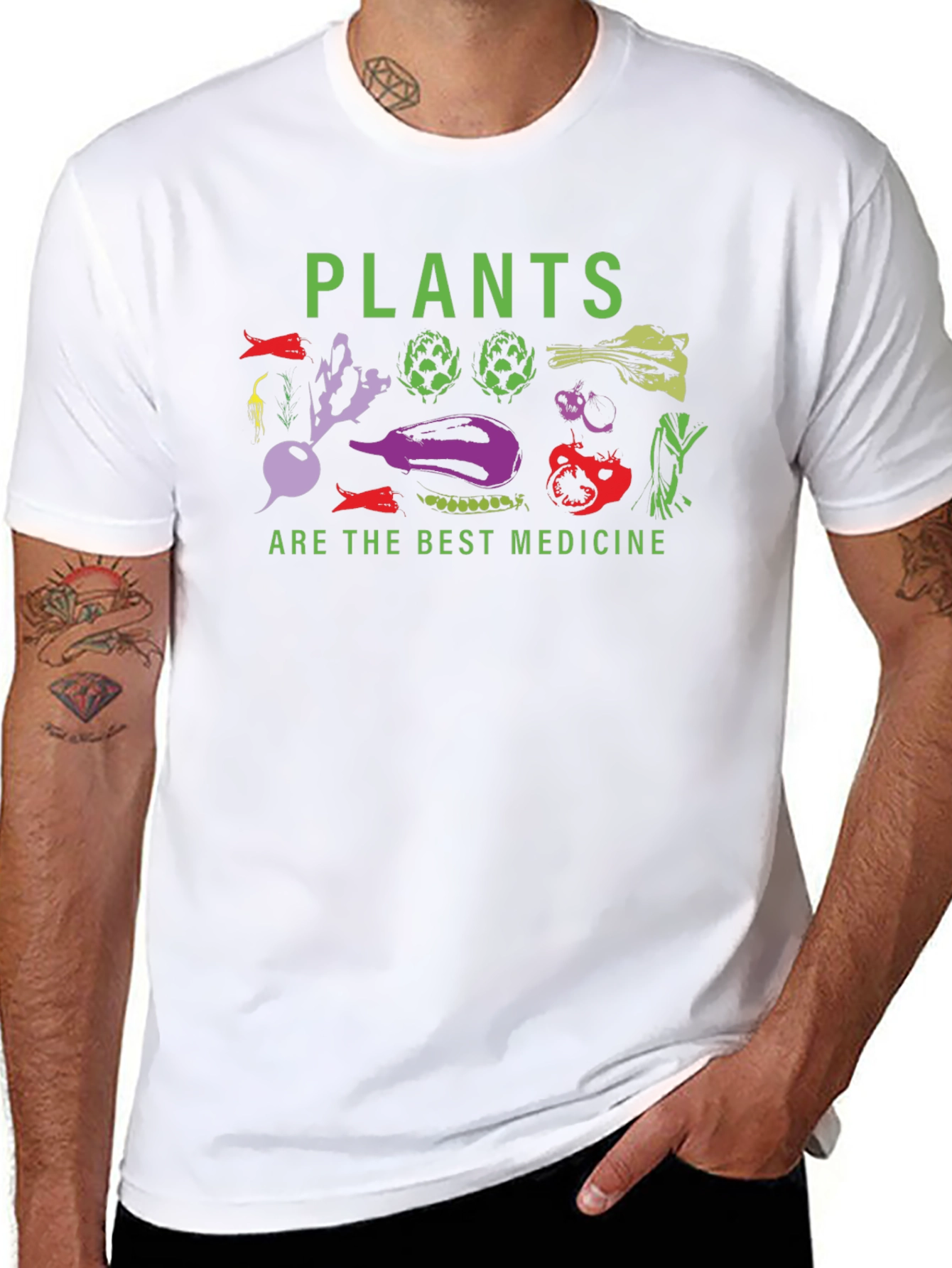 Plants Are The Best Medicine Graphic Tee