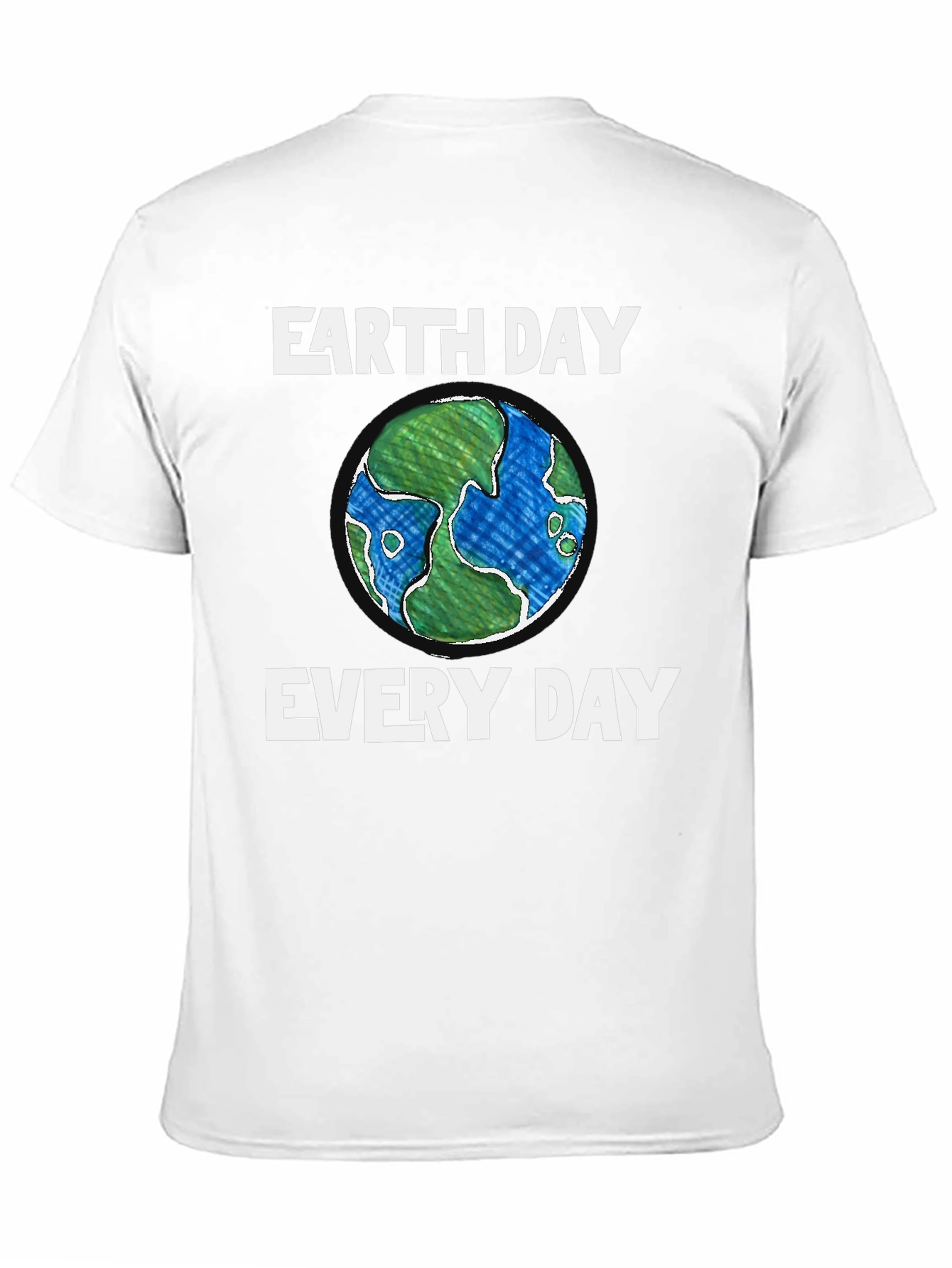 Earth Day Everyday Black T-Shirt